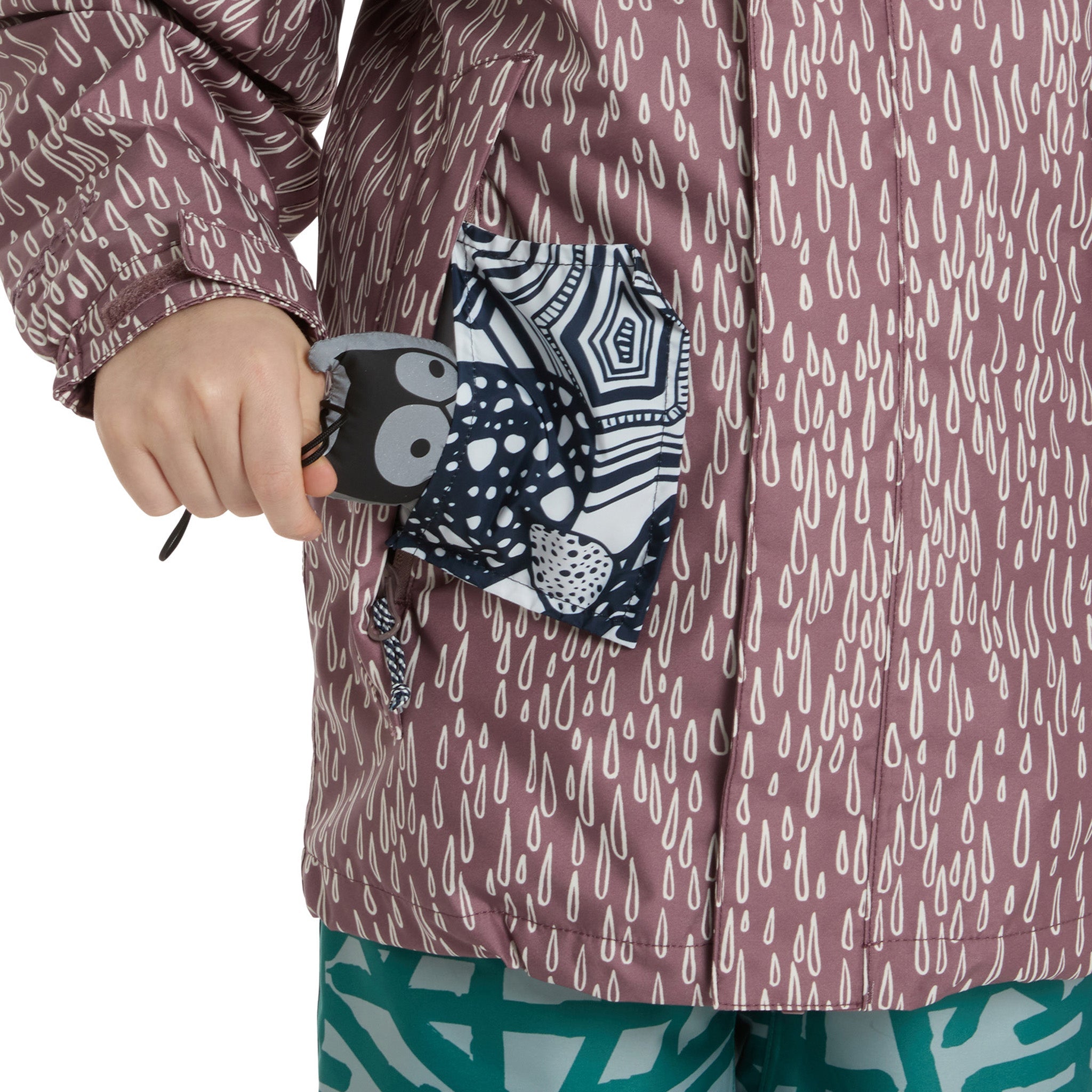 Veste de pluie Chip "Twine" Mauve