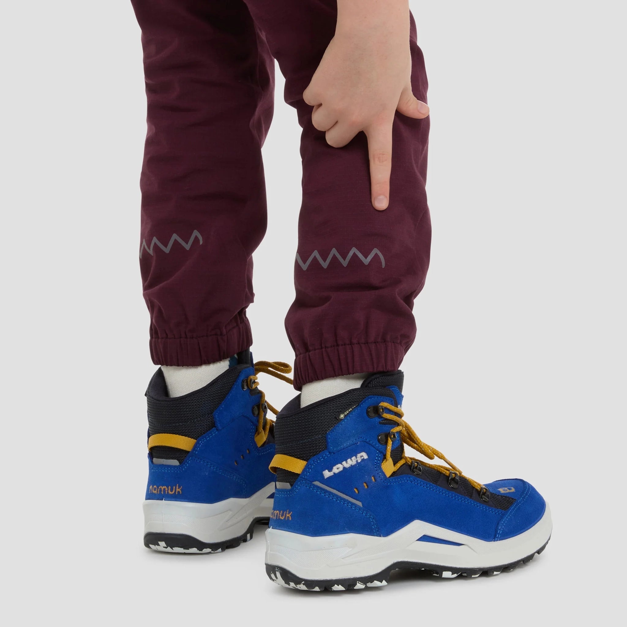 leichte Ripstop Hose Dash Mulberry