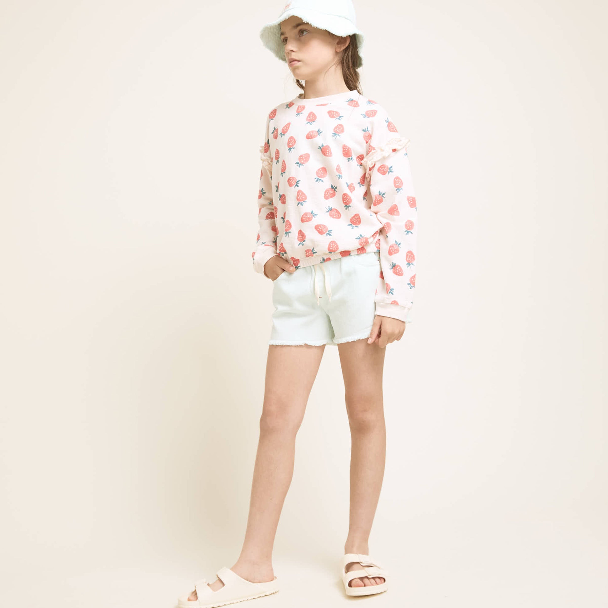 Sweat-shirt Strawberry Cream Pink
