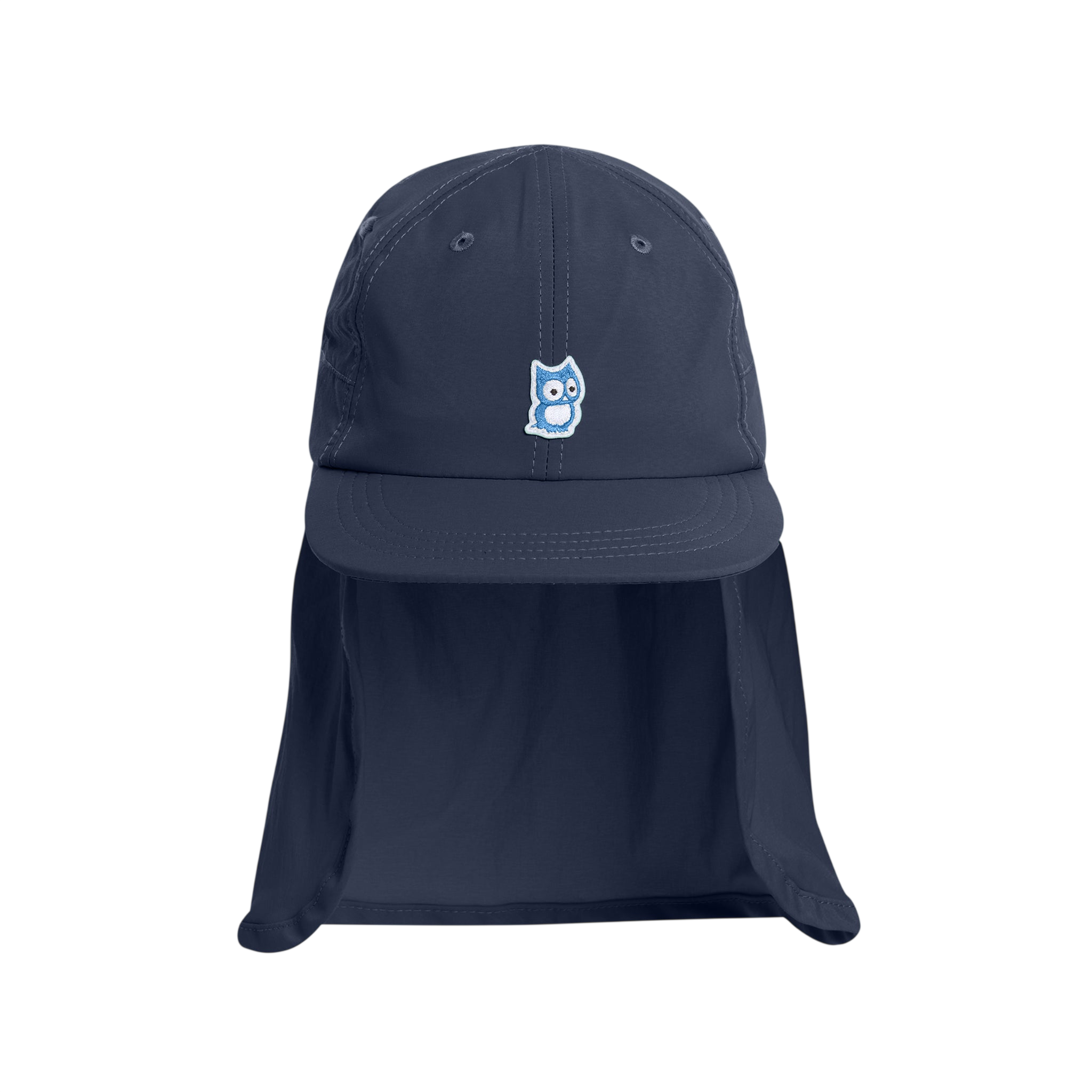 Ray sun hat with neck protection True navy