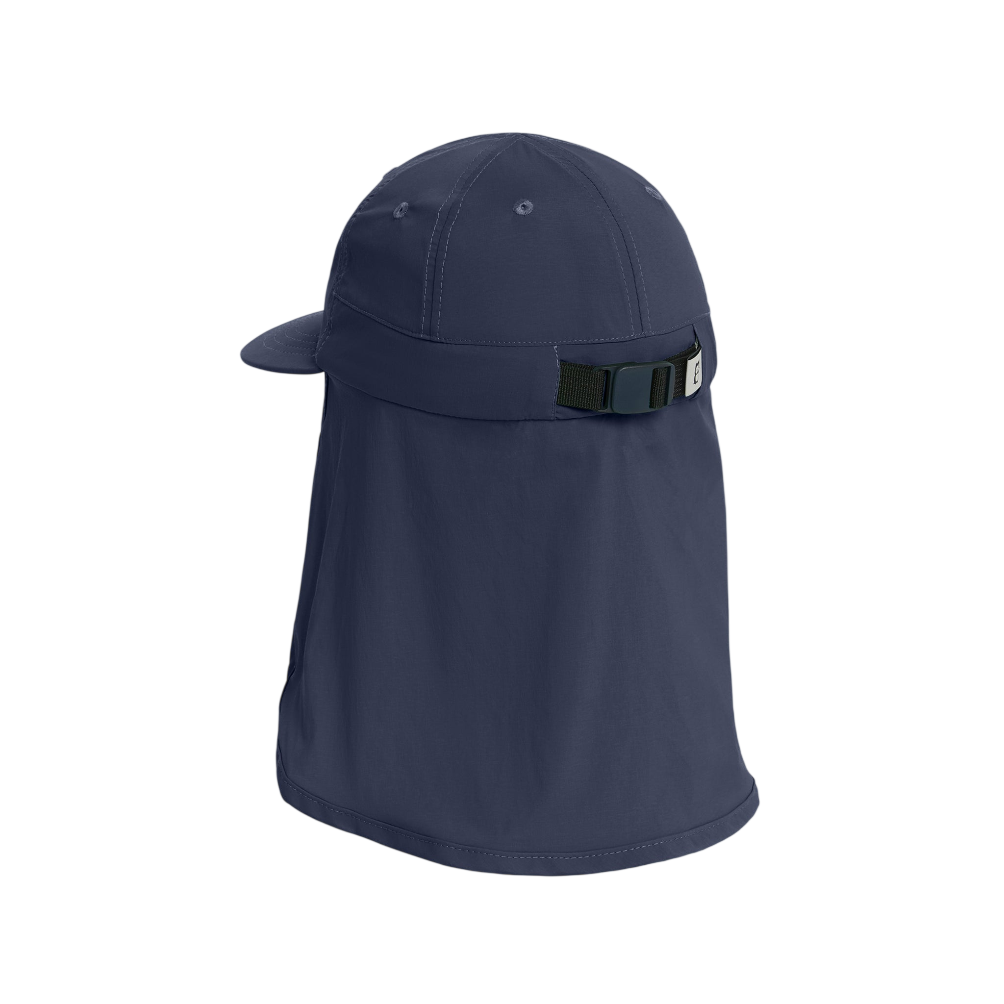 Ray sun hat with neck protection True navy