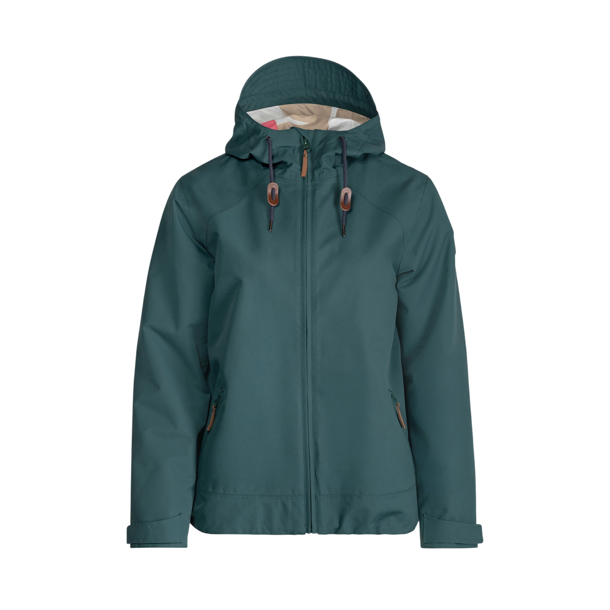 Women's rain jacket Gemma sea moss