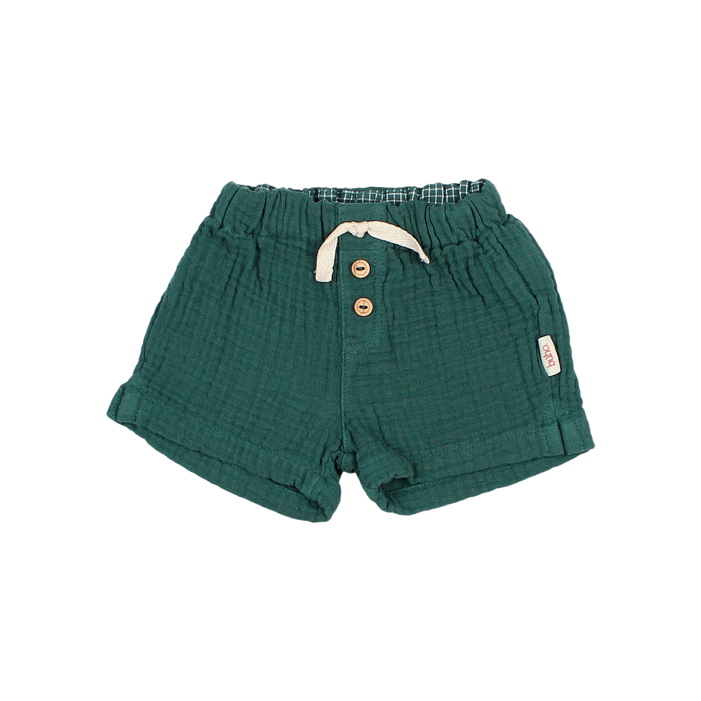 Baby Musselin Shorts Green Lake