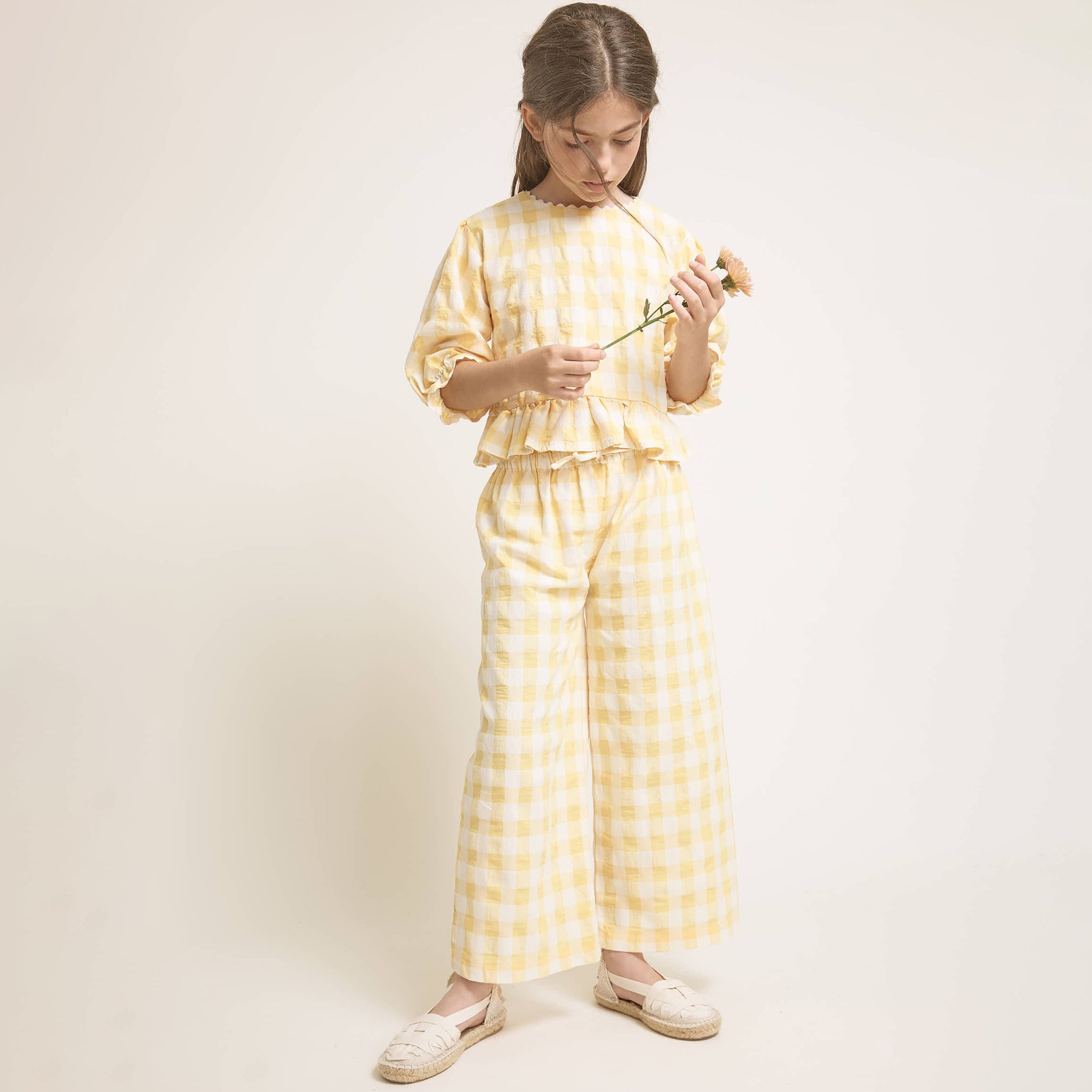 Gingham Sun blouse