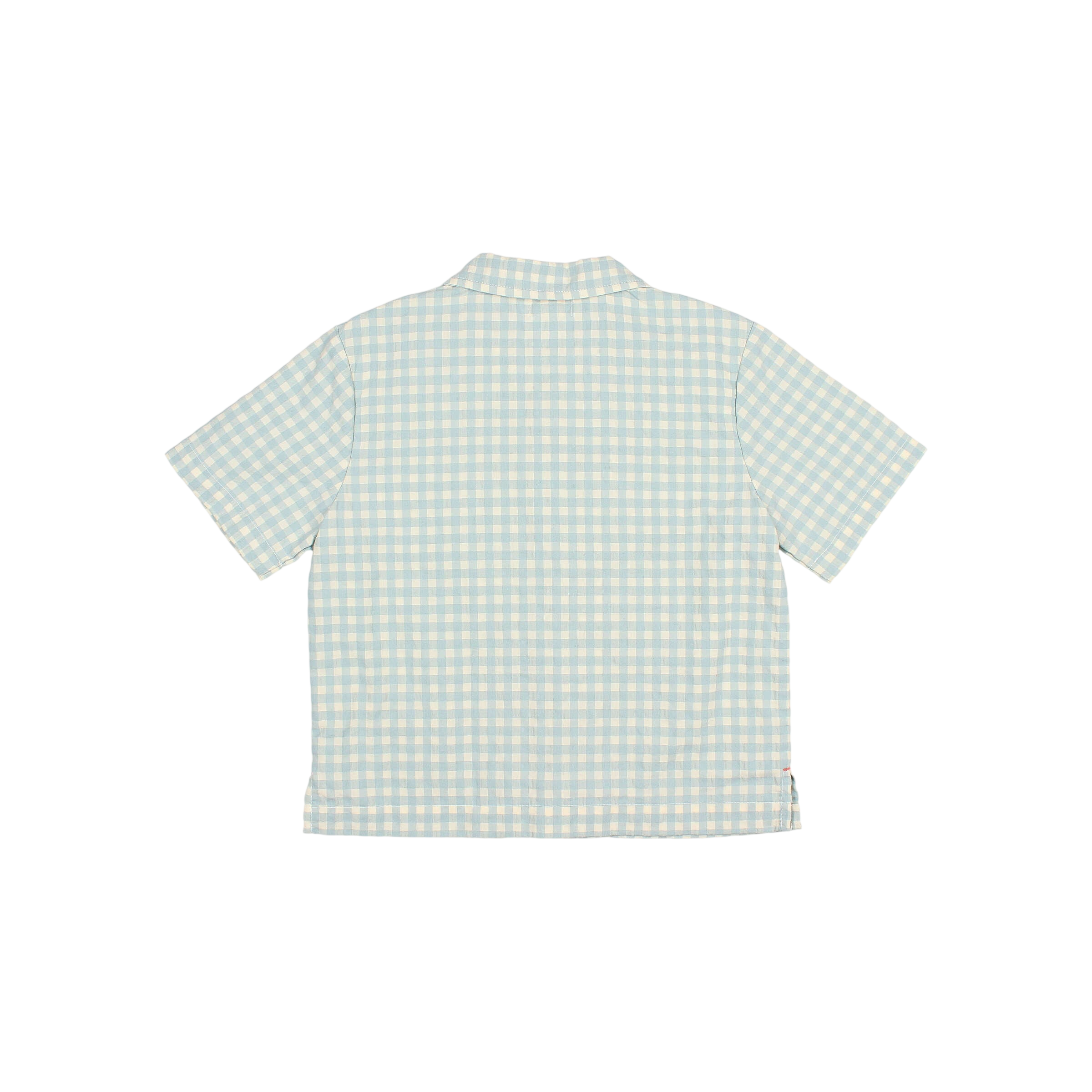 Hemd Gingham Aqua