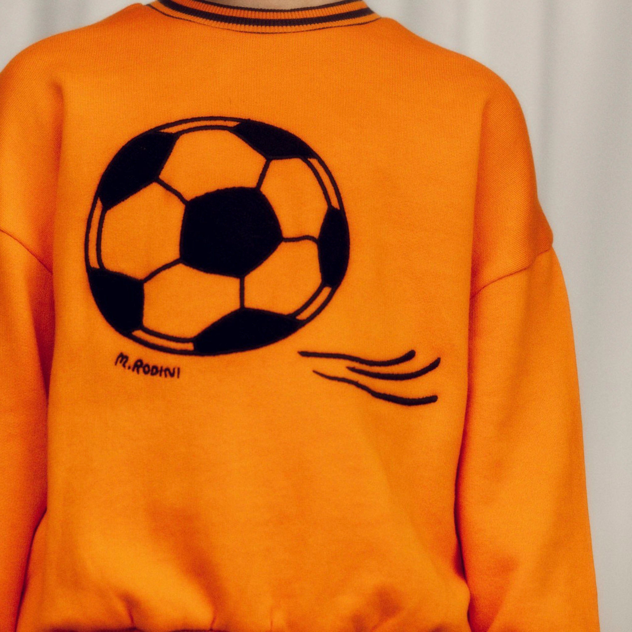 Sweat-shirt Football Orange