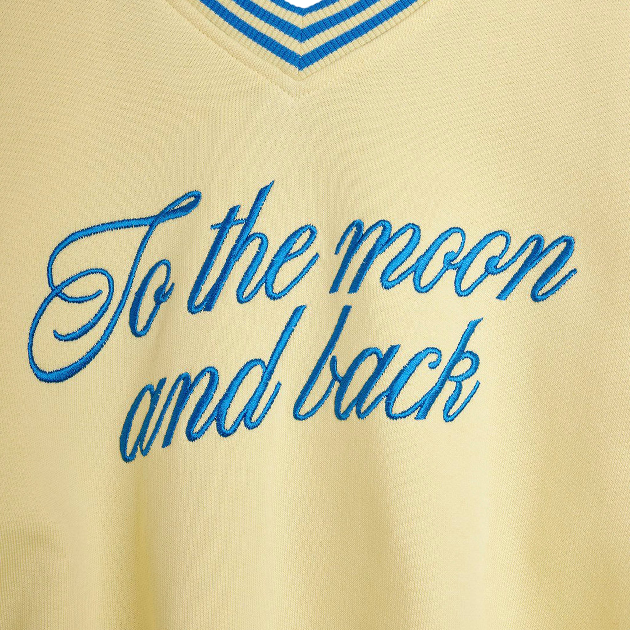 Sweatshirt To The Moon Yellow