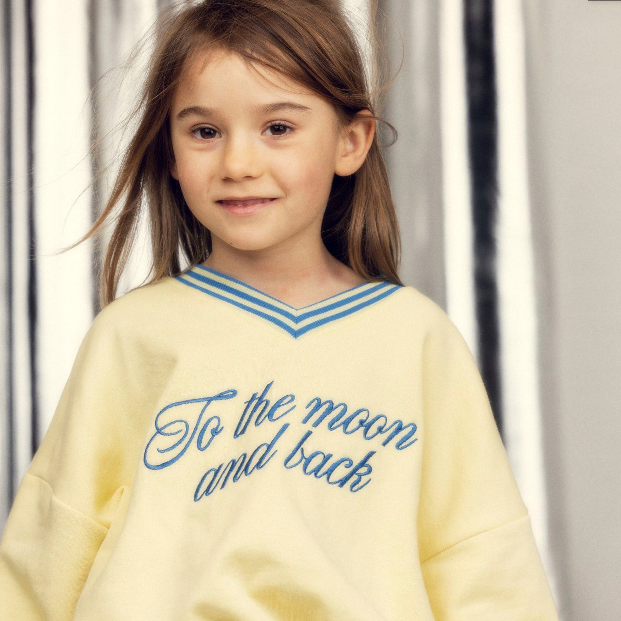 Sweatshirt To The Moon Yellow