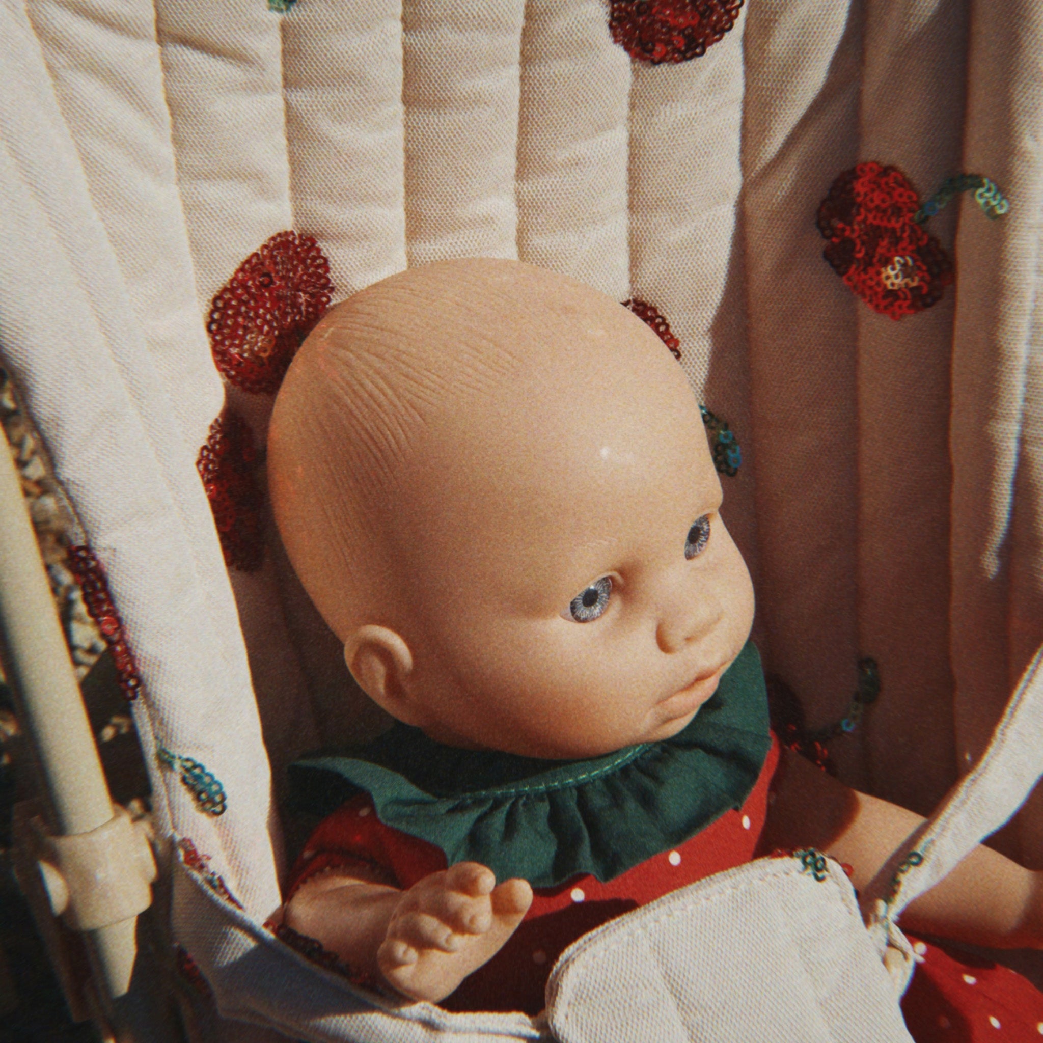 TULLE DOLL STROLLER MON CHERI SEQUIN