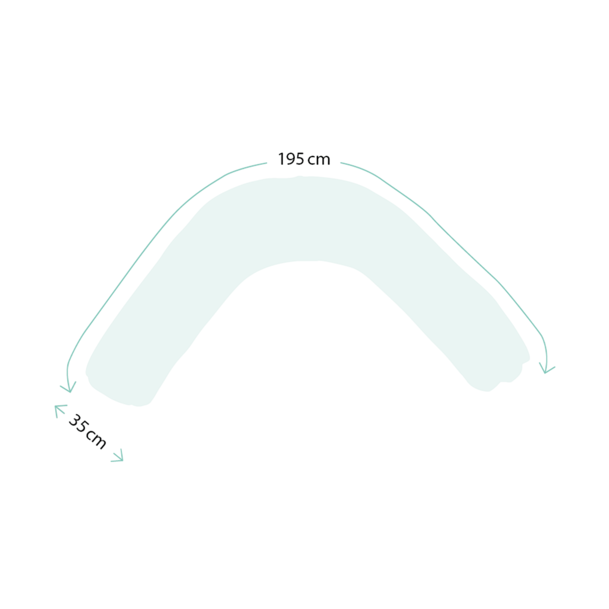 Stillkissen, gefüllt mit Polystyrol-Perlen