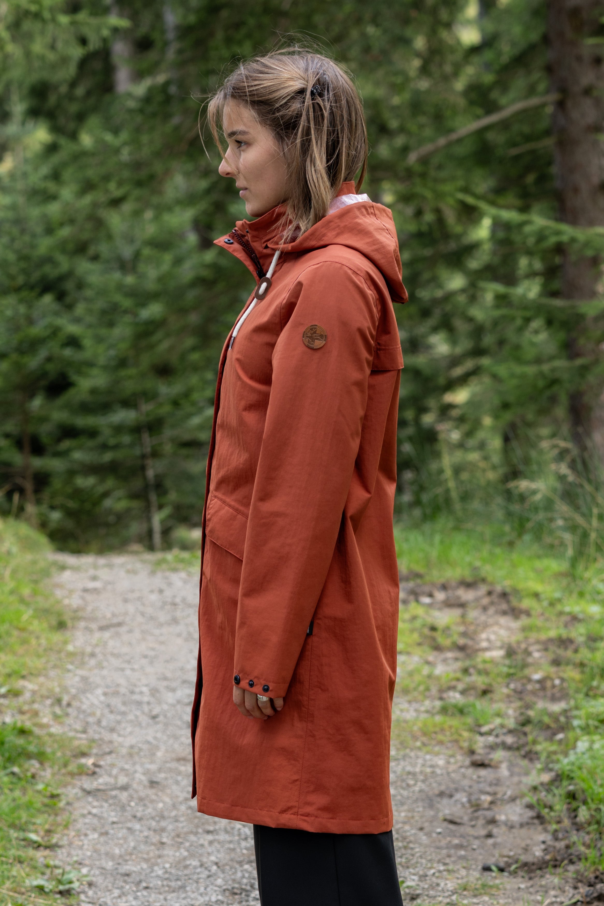 Manteau de pluie pour femme Isla arabian spice