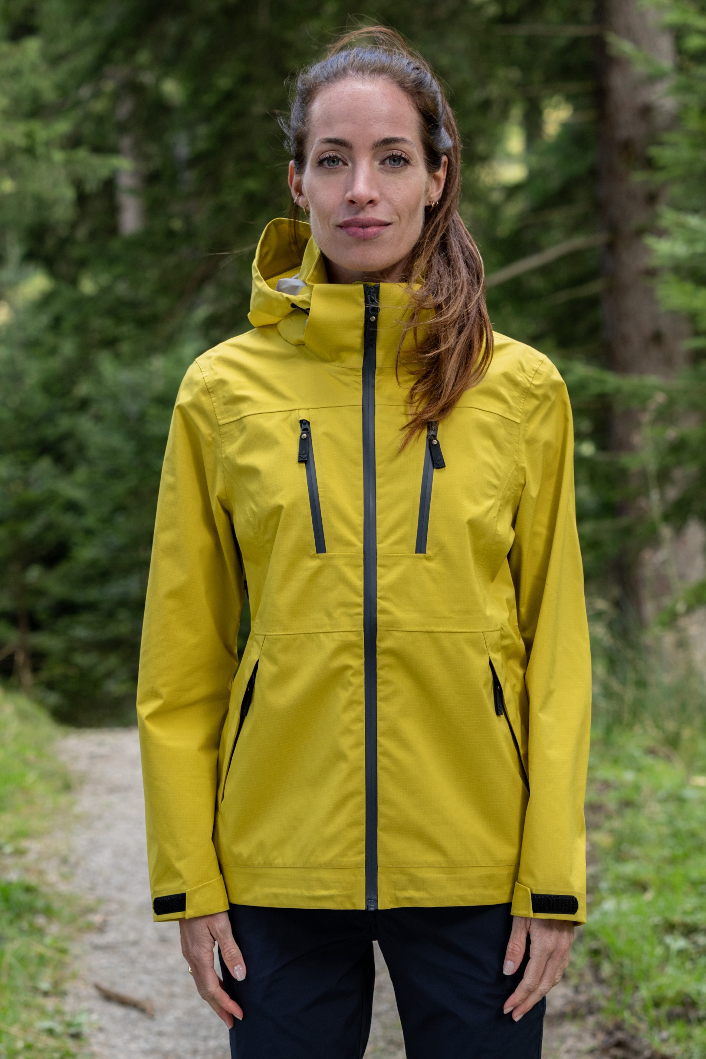 Veste de pluie 3 couches Dora antique moos
