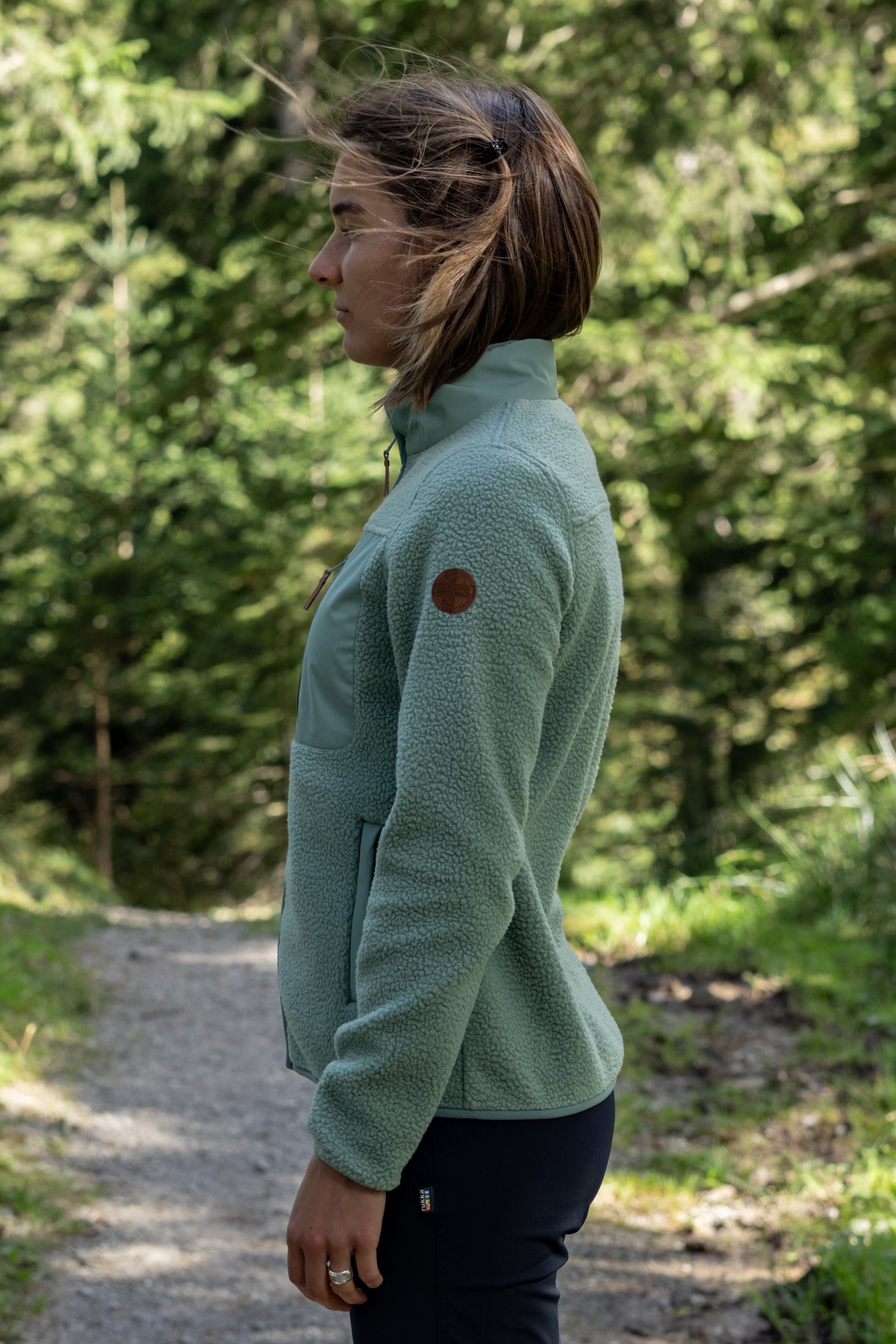 Women's fleece jacket Tola green bay