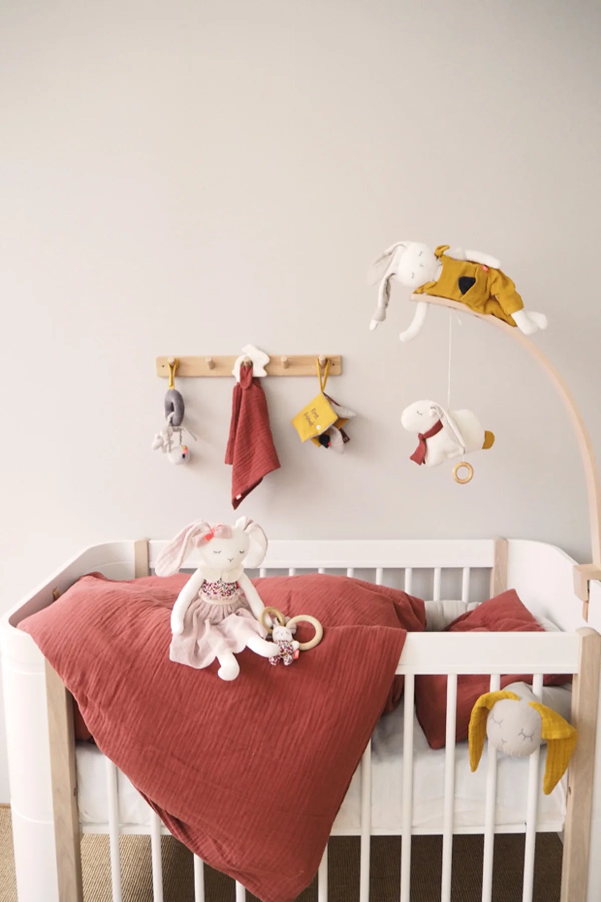 Bettwäsche Musselin Rot