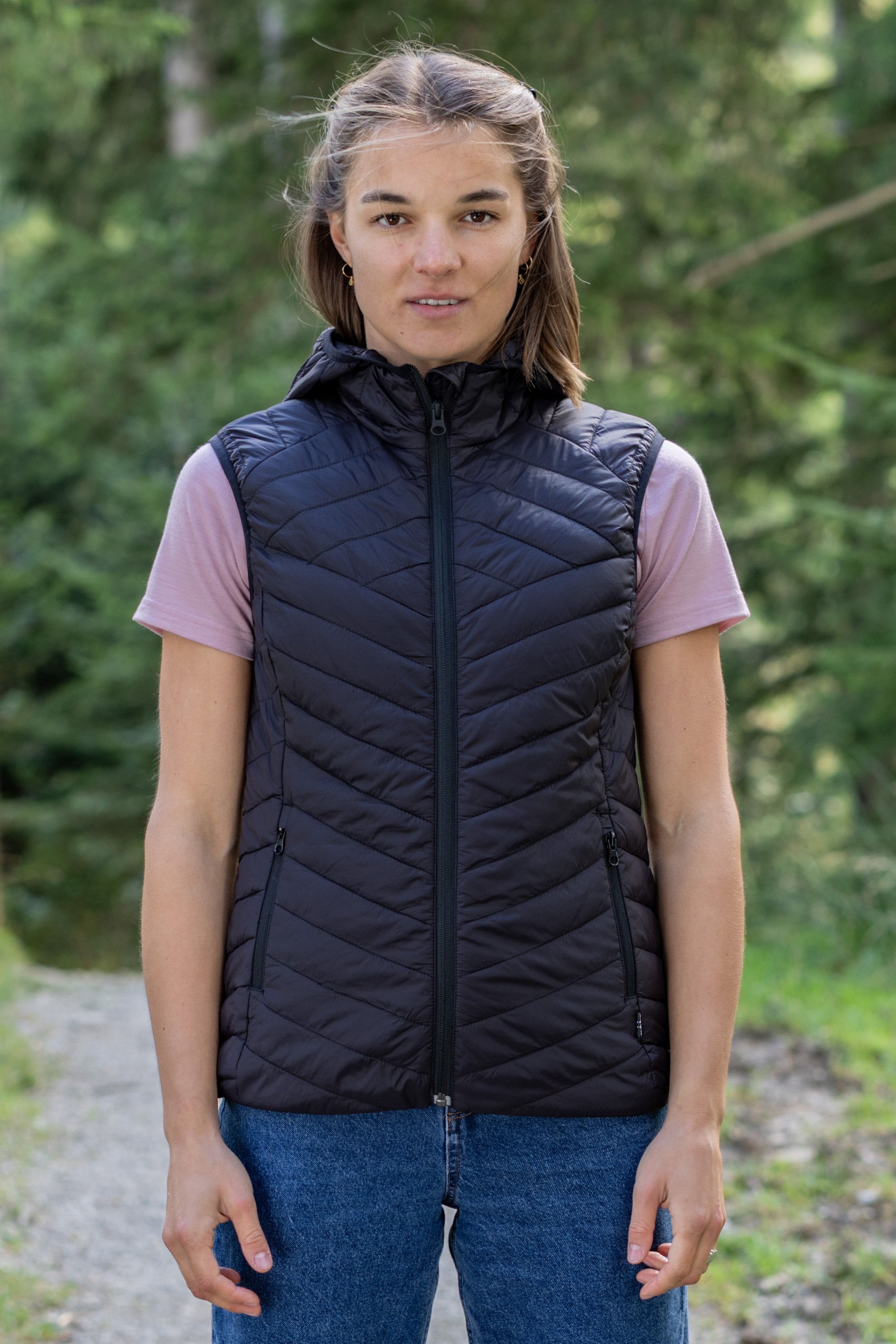 Women's vest Pac Light black