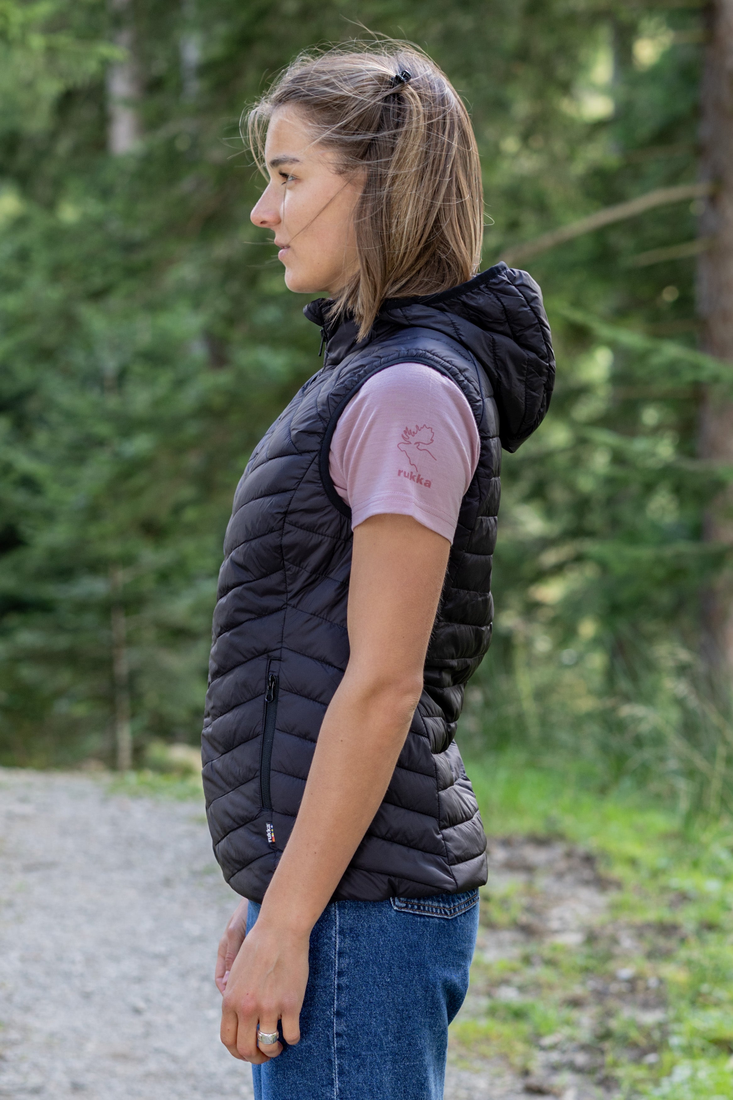 Women's vest Pac Light black