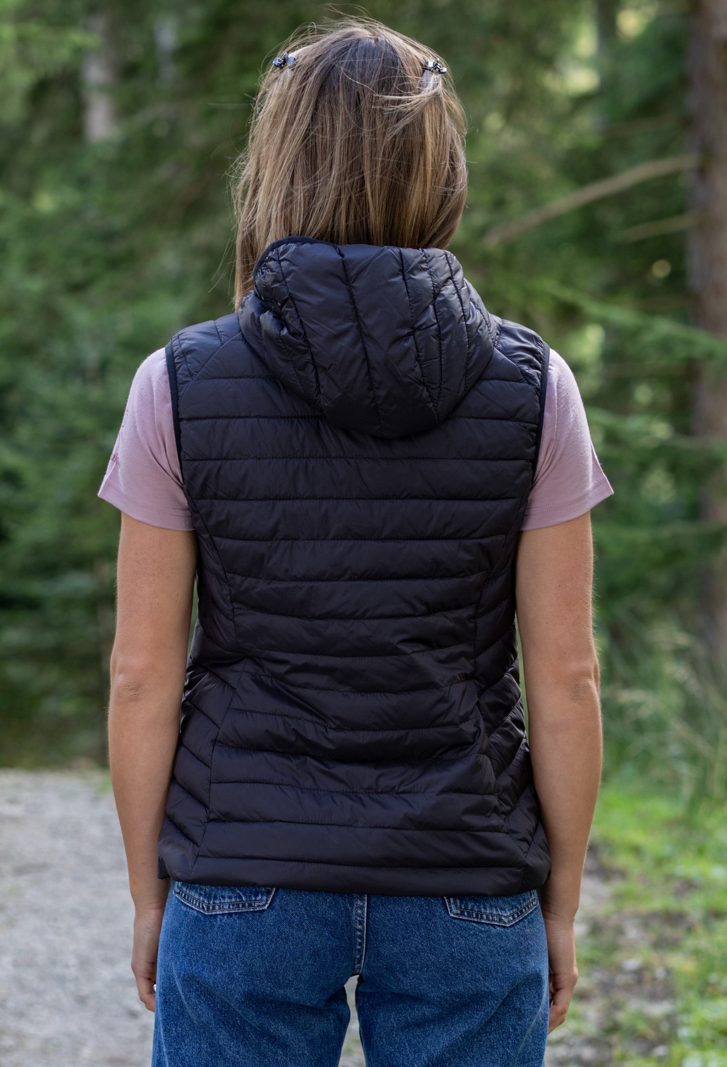 Women's vest Pac Light black