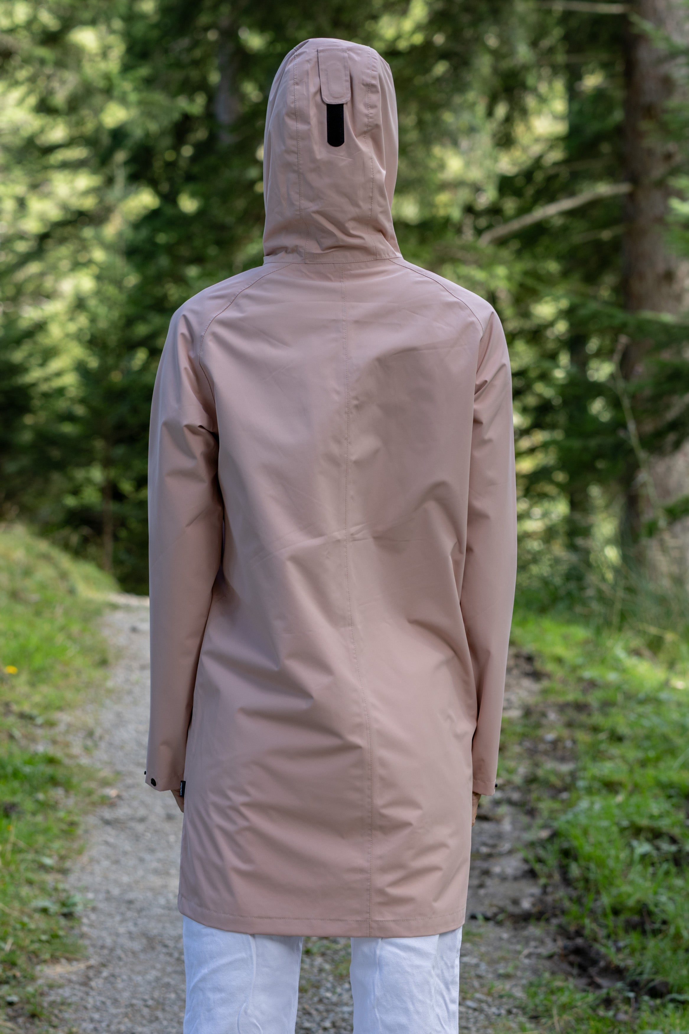 Manteau de pluie pour femme Travelcoat mahogany rose