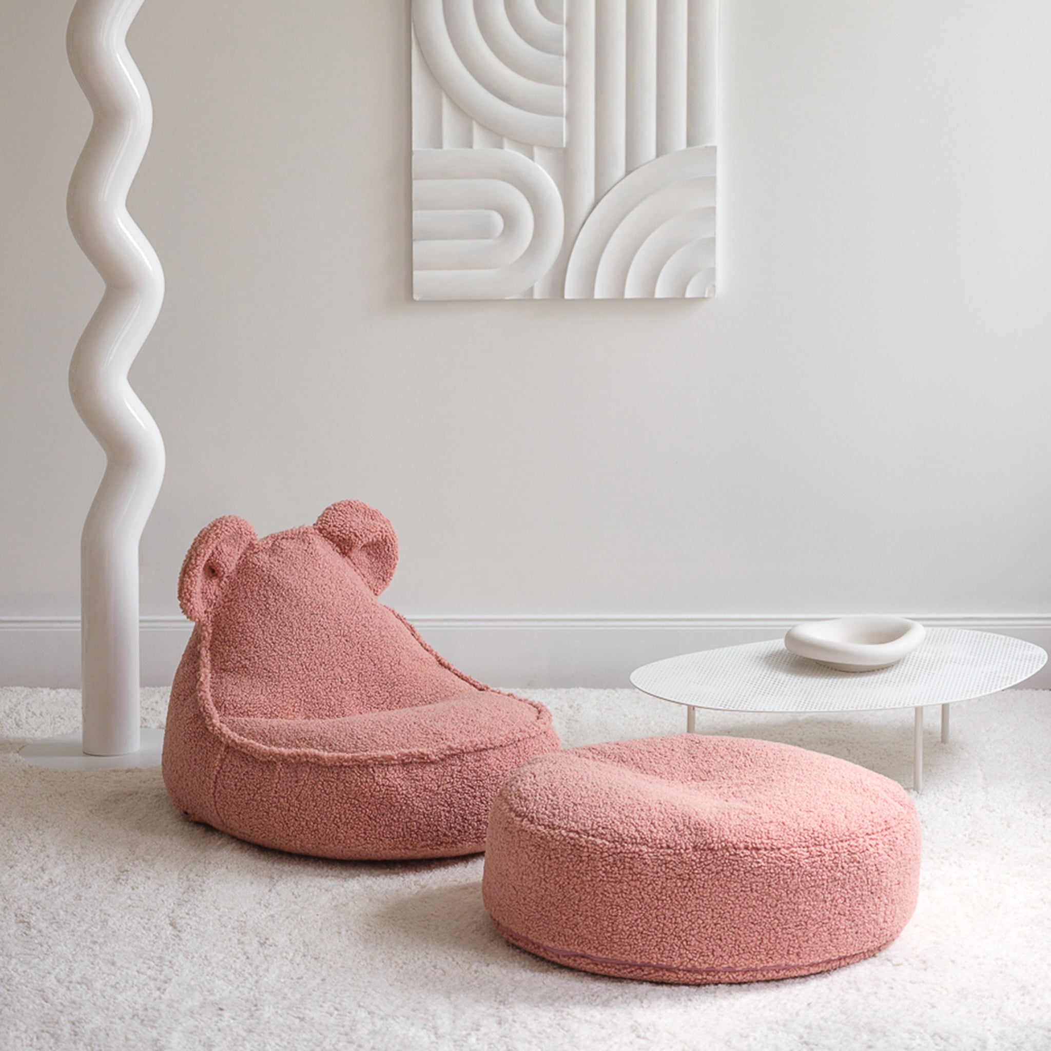 Wigiwama Bear Beanbag Guava Pink