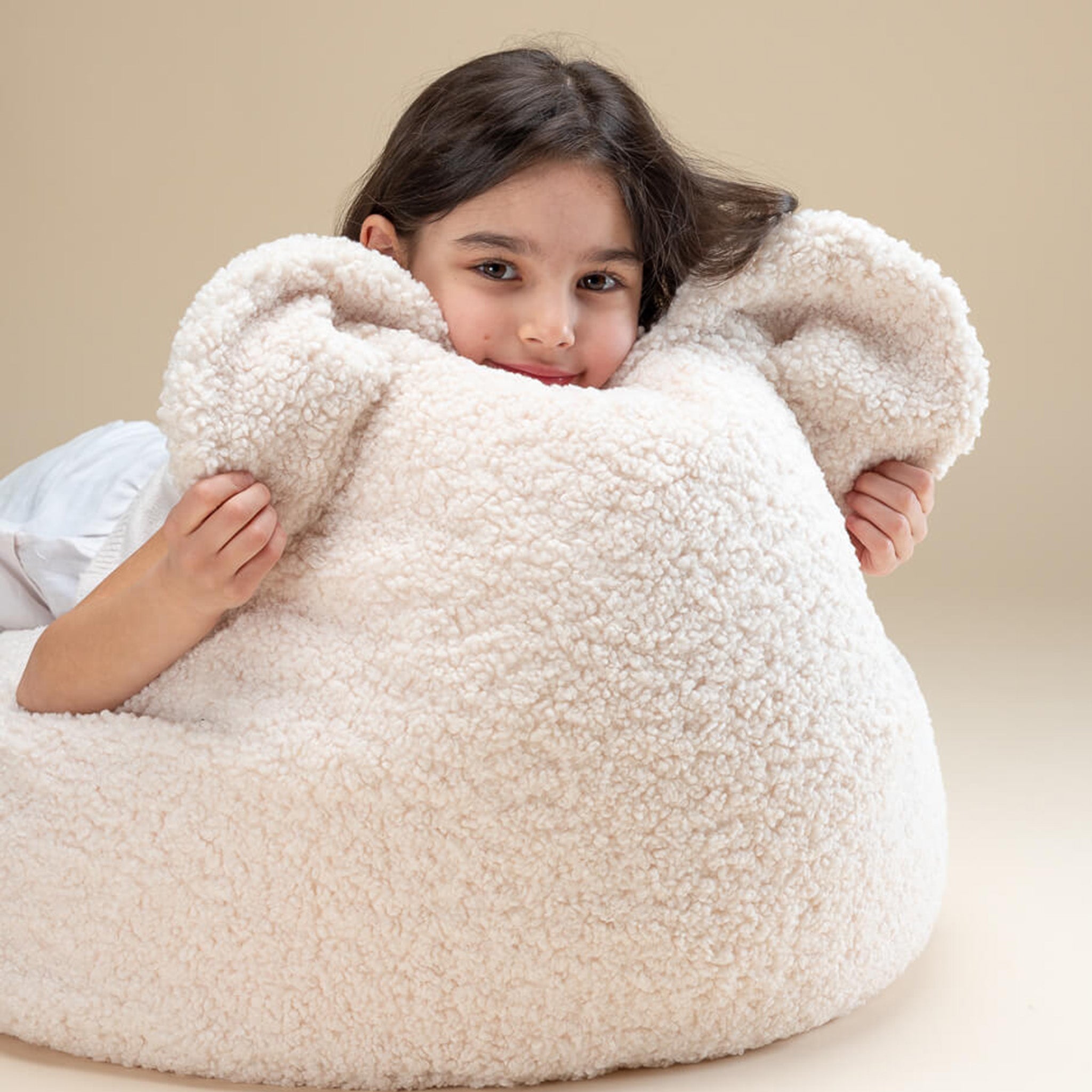 Wigiwama Beanbag crème blanc