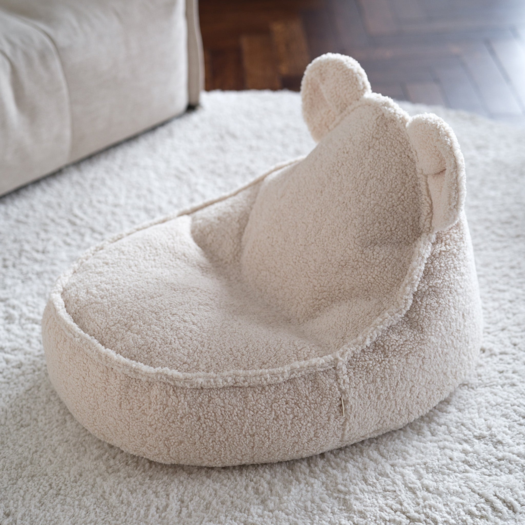 Wigiwama Bear Beanbag Cream White