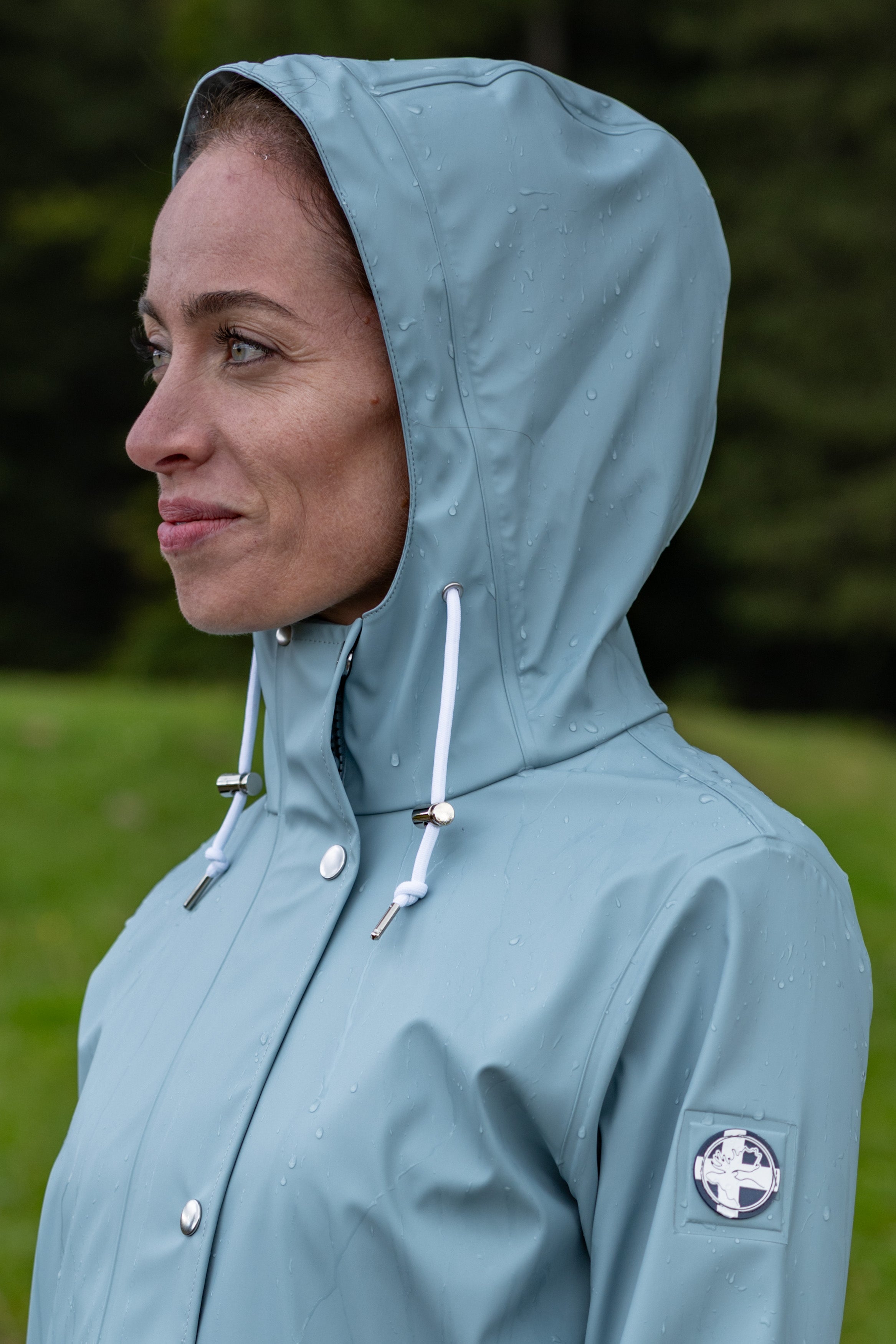 Veste de pluie pour femme Vera tourmaline
