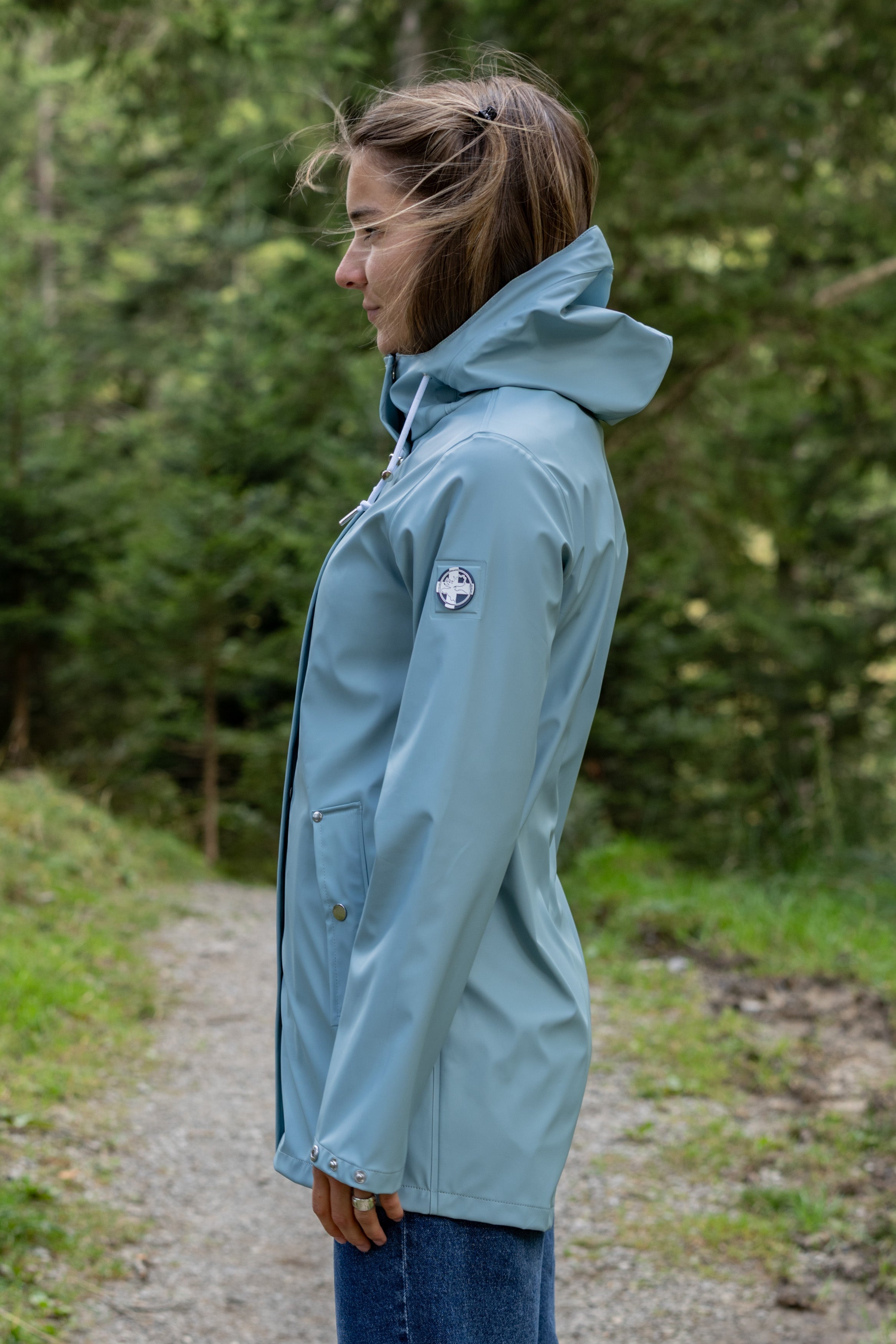 Veste de pluie pour femme Vera tourmaline