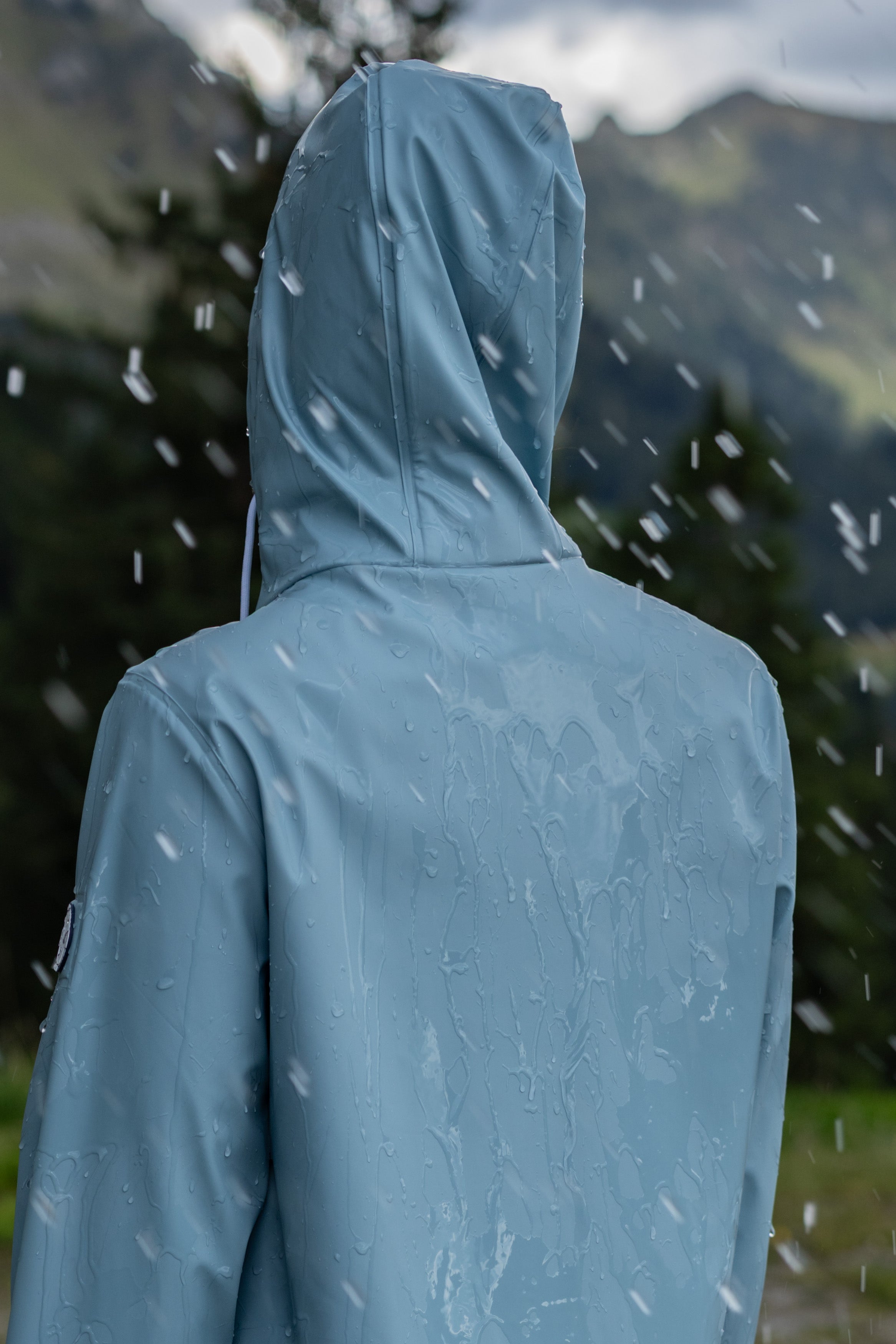Veste de pluie pour femme Vera tourmaline