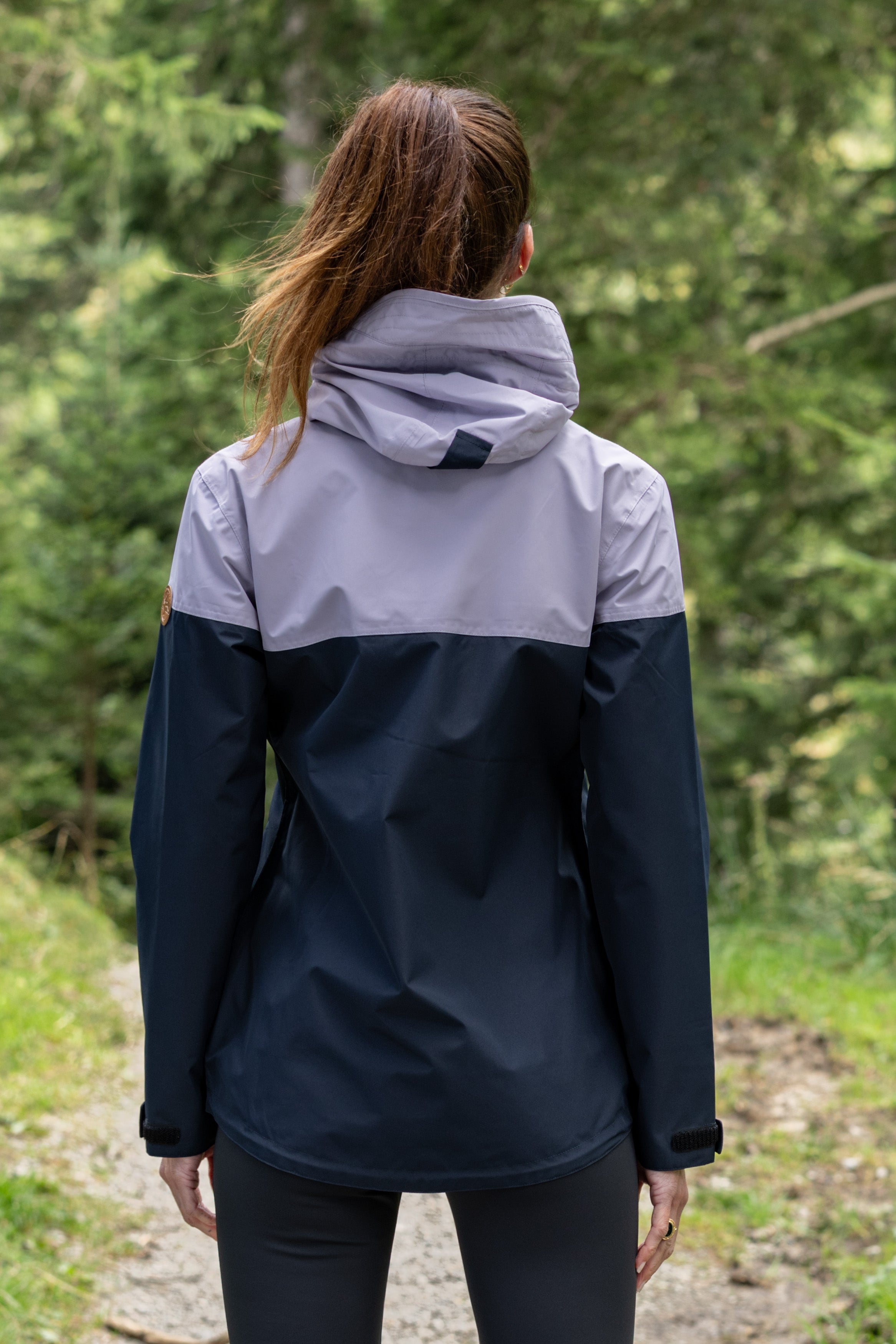 Women's rain jacket Nala lavender aura