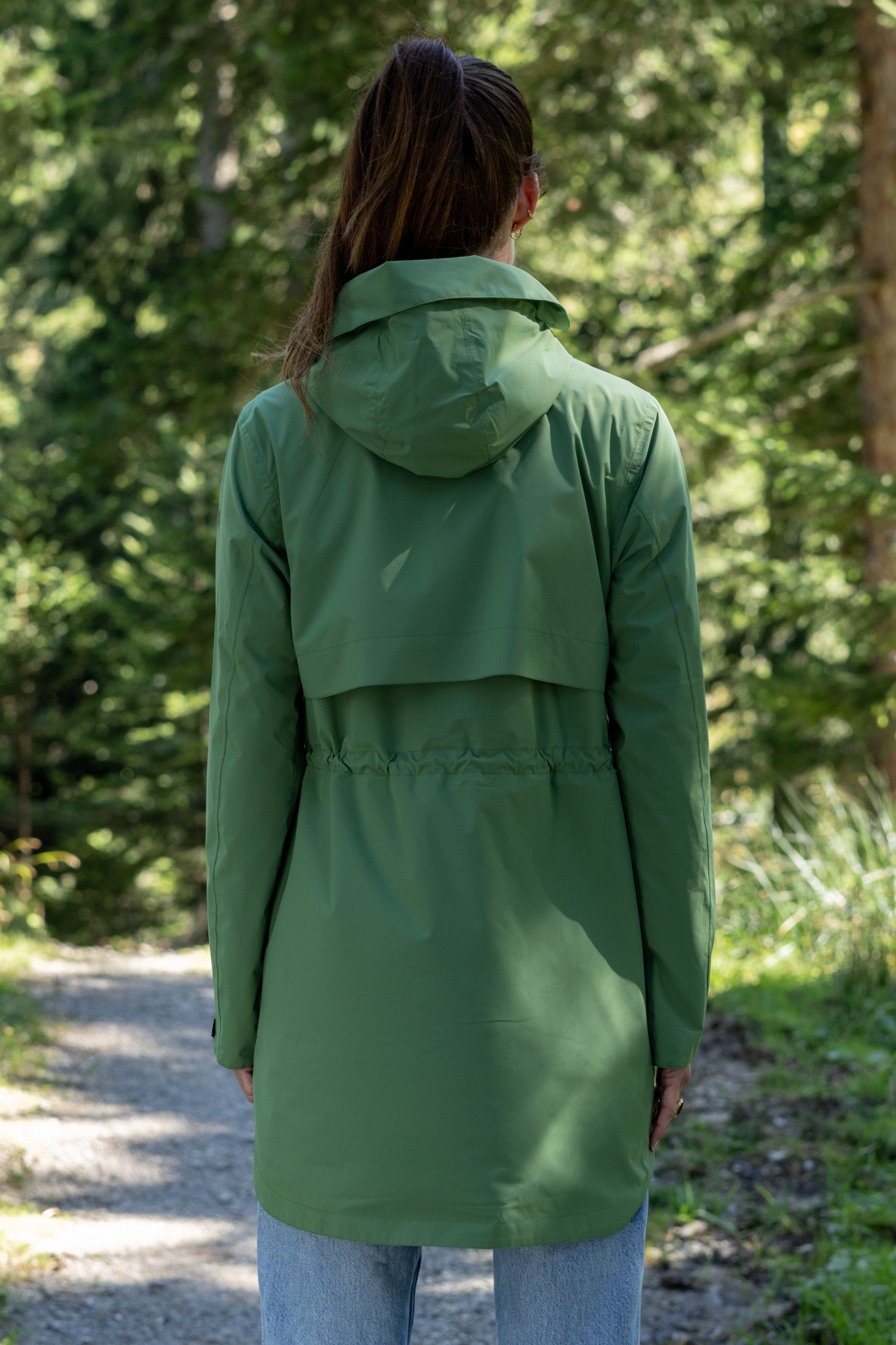 Manteau de pluie pour femme Valina vineyard green