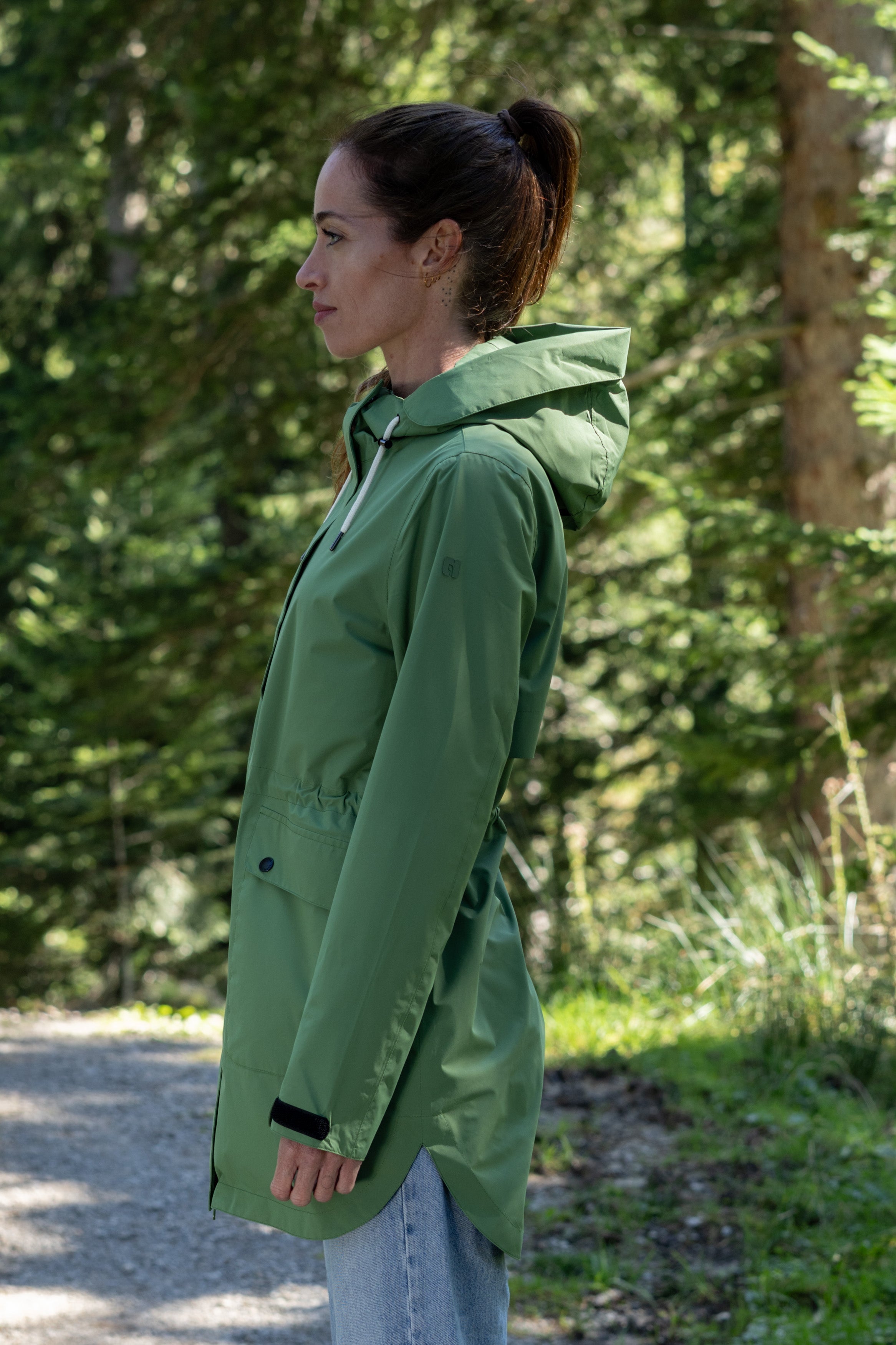 Manteau de pluie pour femme Valina vineyard green