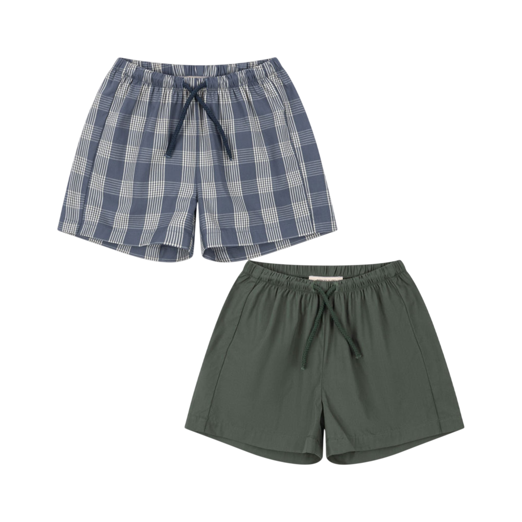 2er Pack Shorts Verne Flint Check Cilantro