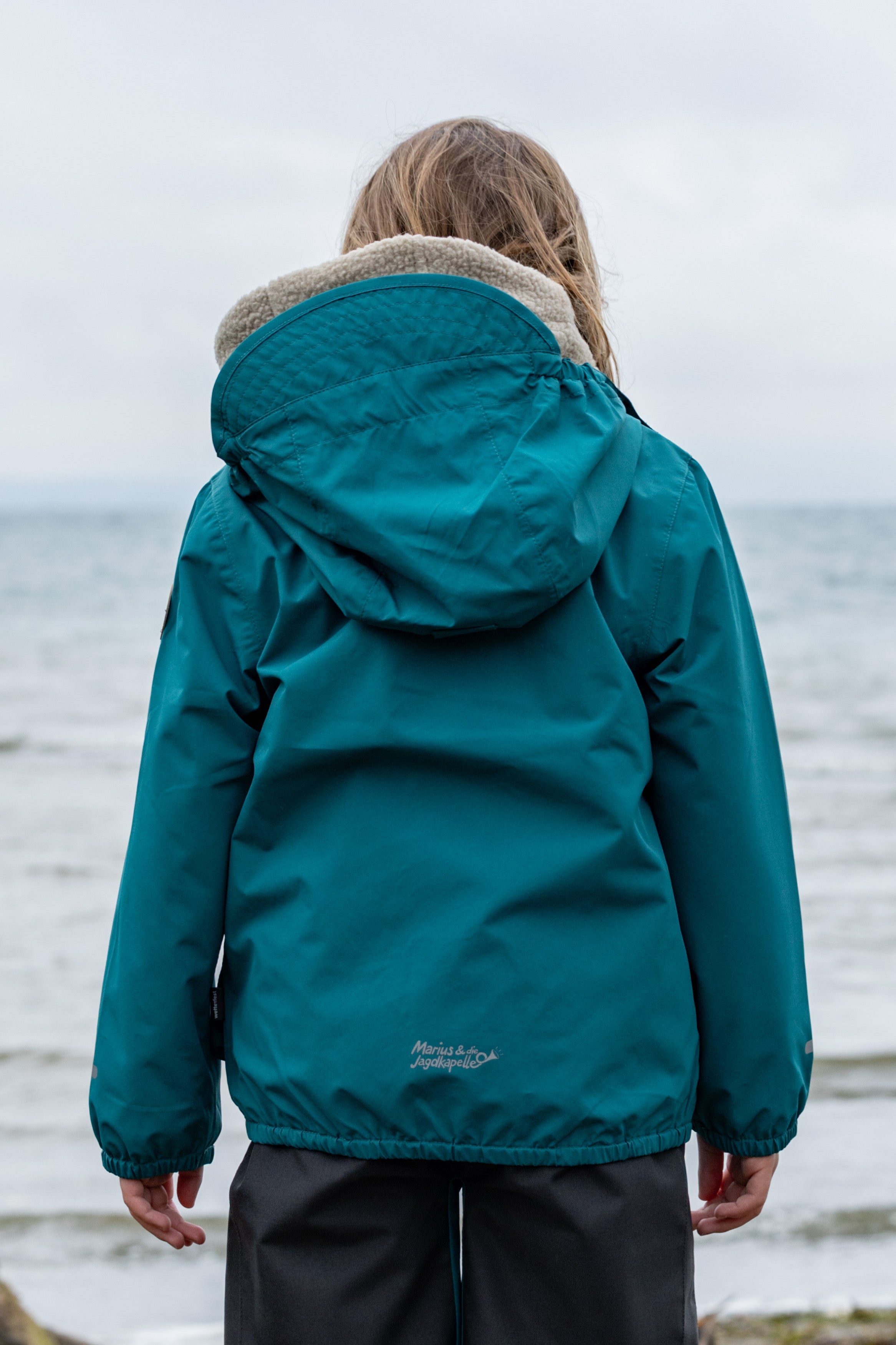 Marius Veste de pluie pour enfants shaded spruce