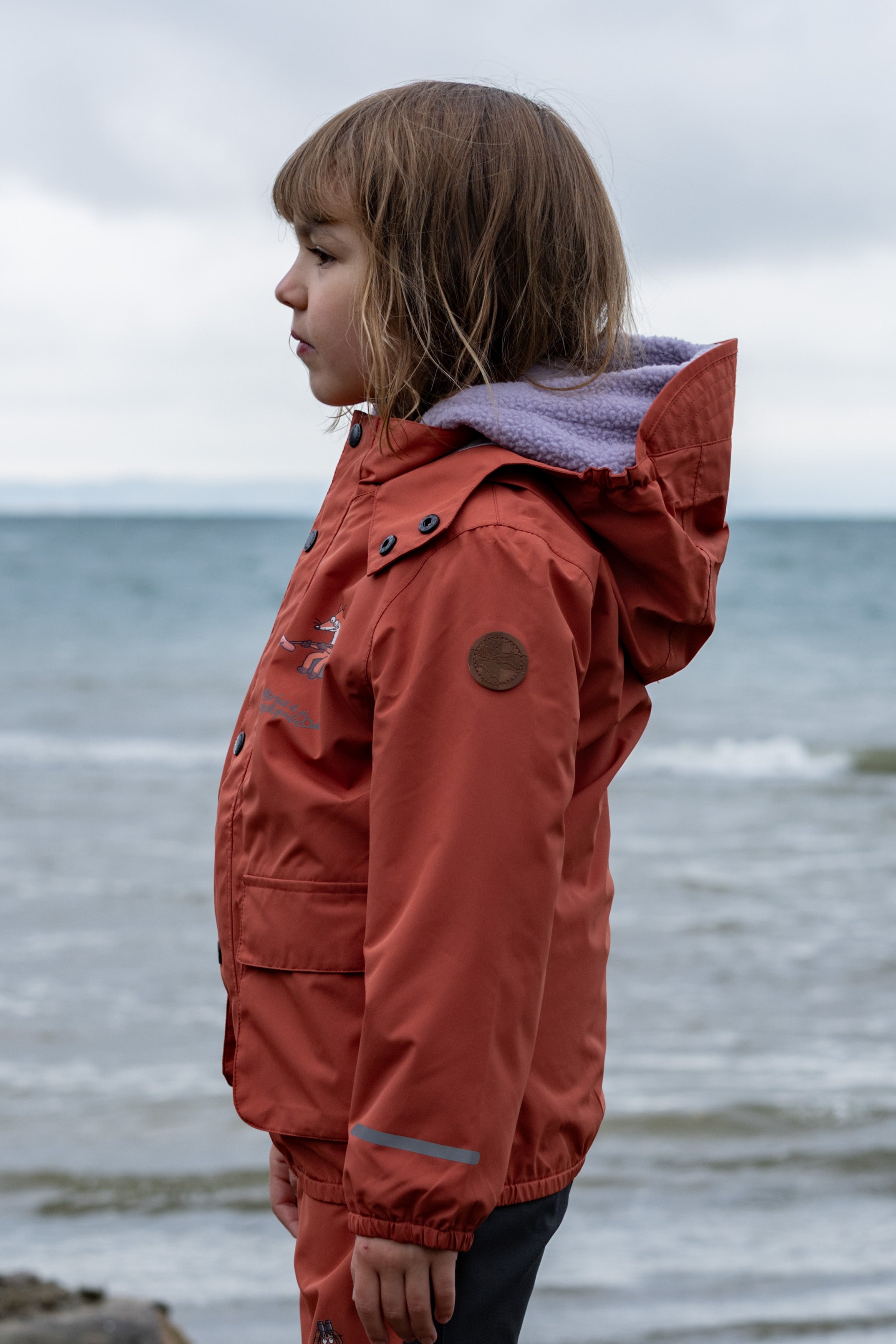 Children's rain jacket Marius bruschetta