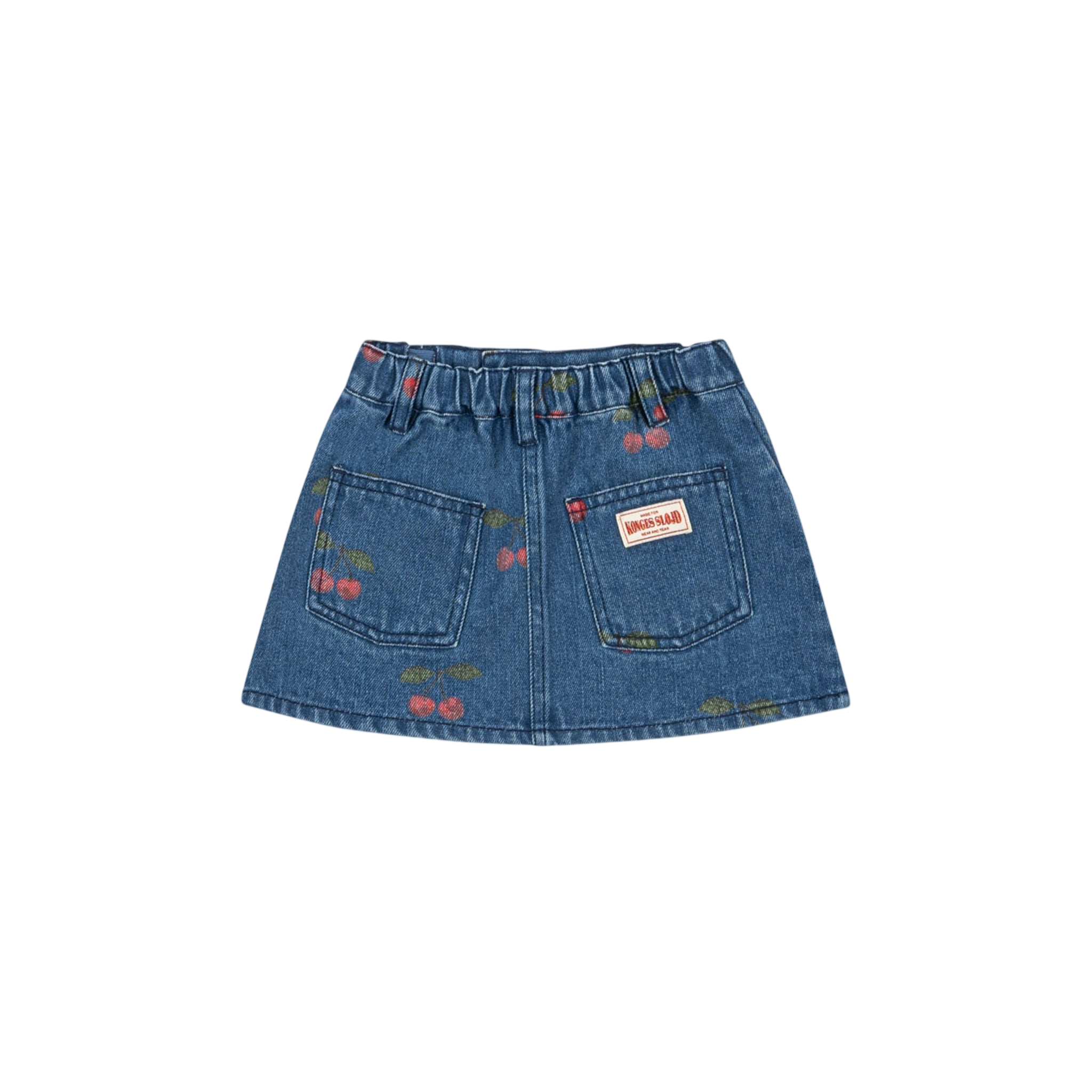 MAGOT JUPE IMPRIMÉE GOTS MA GRANDE CERISE DENIM