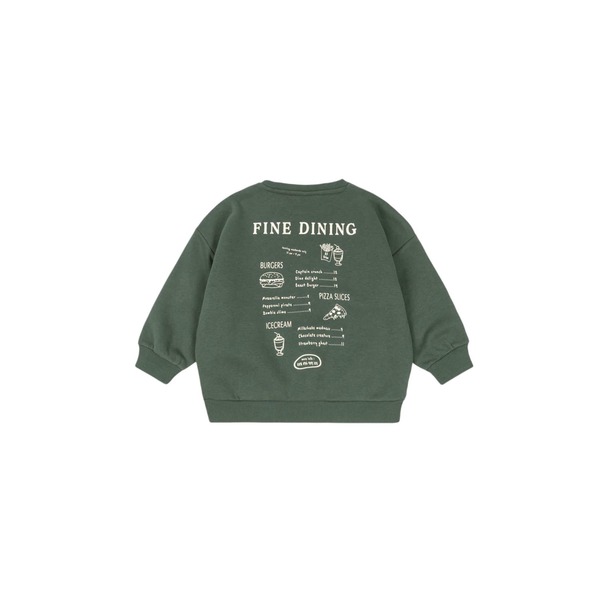 LOU SWEAT SHIRT OCS CILANTRO