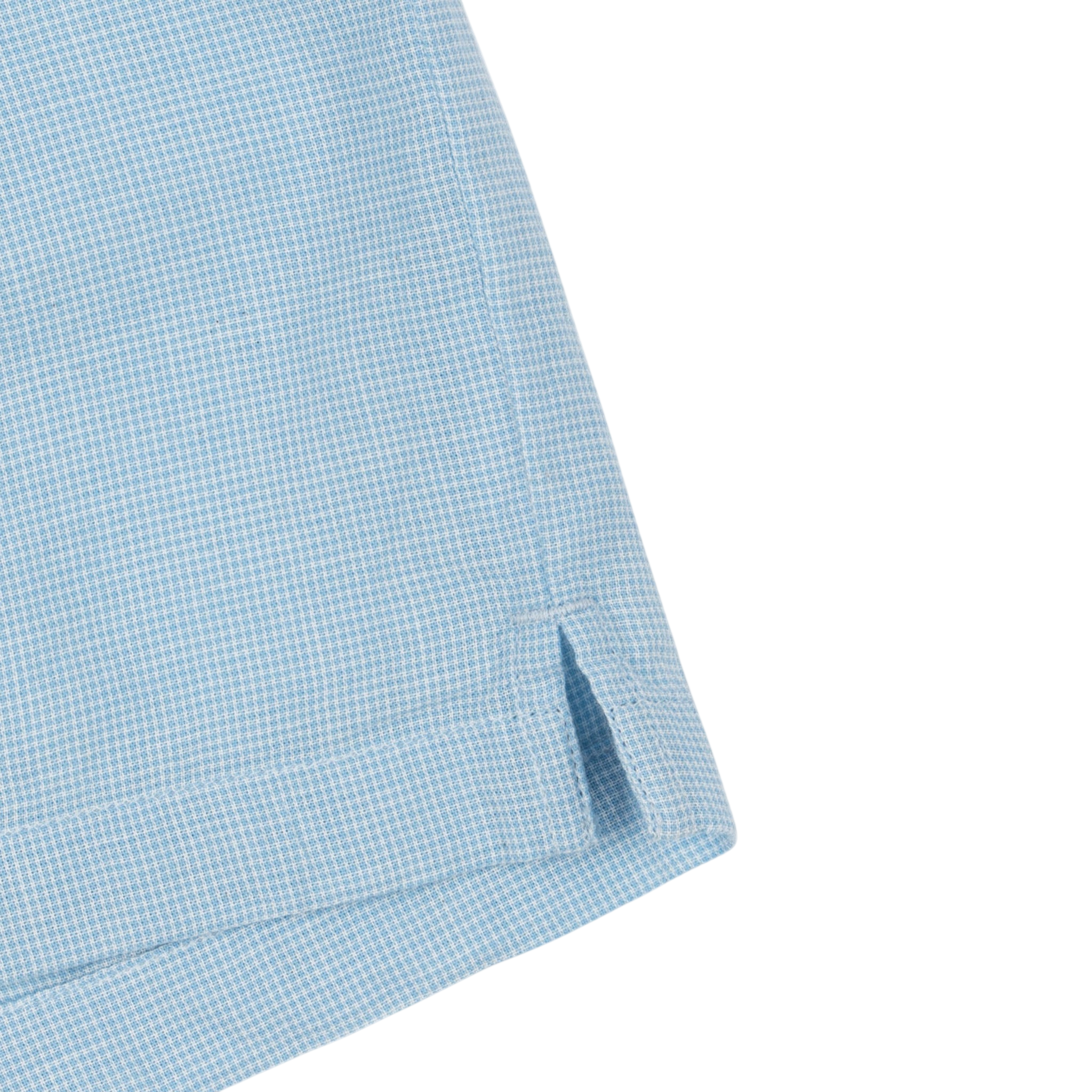 FRAN SHORTS GOTS BLUE CHECK