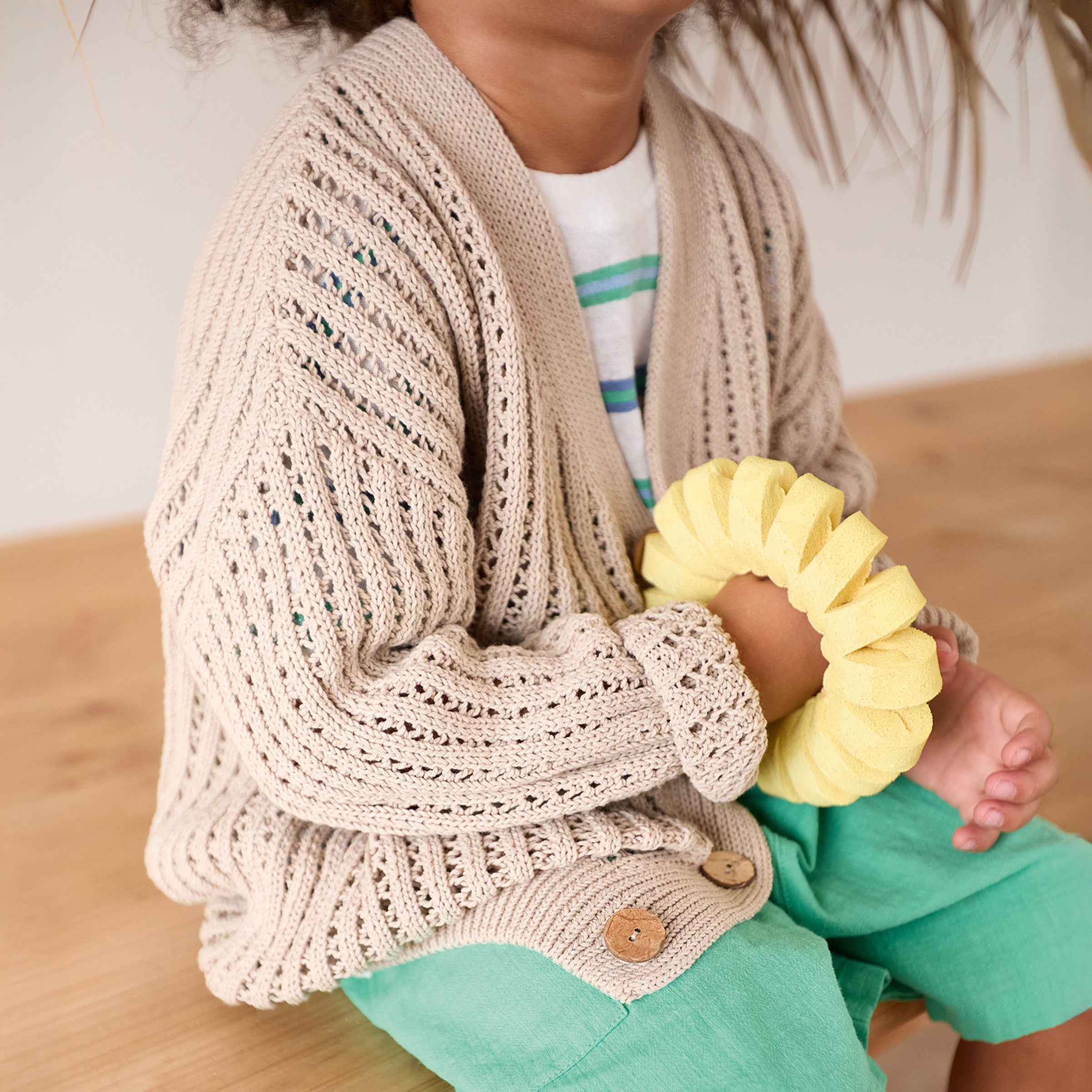 Veste en tricot Bio Resin