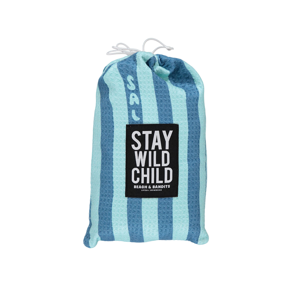 PONCHO SALTY STRIPES (séchage rapide)