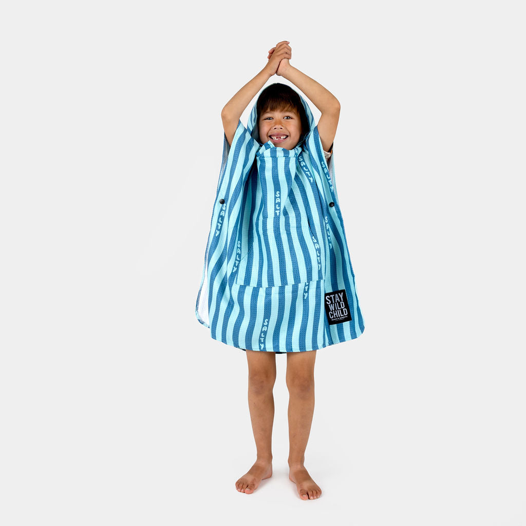 PONCHO SALTY STRIPES (séchage rapide)