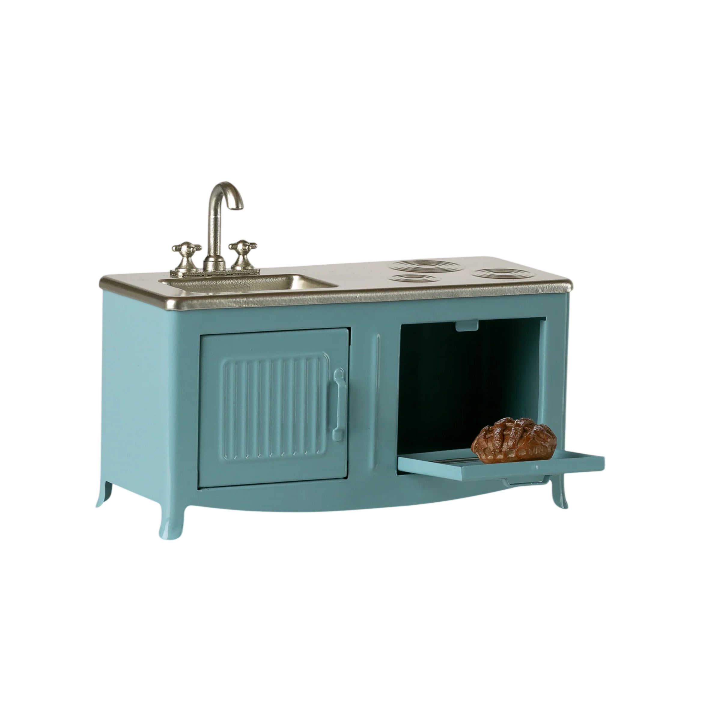 Maileg Küche Maus blau
