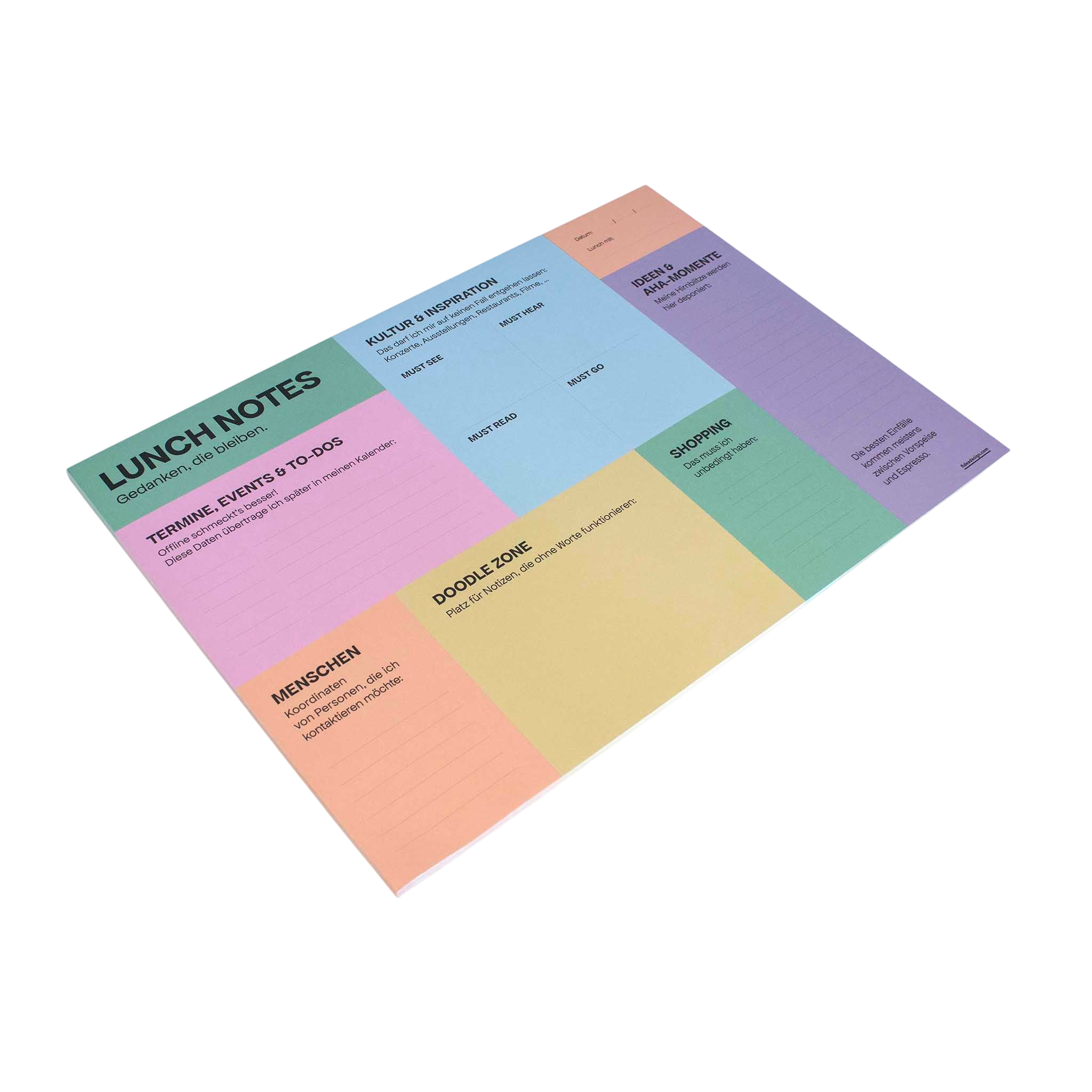 Notes de déjeuner