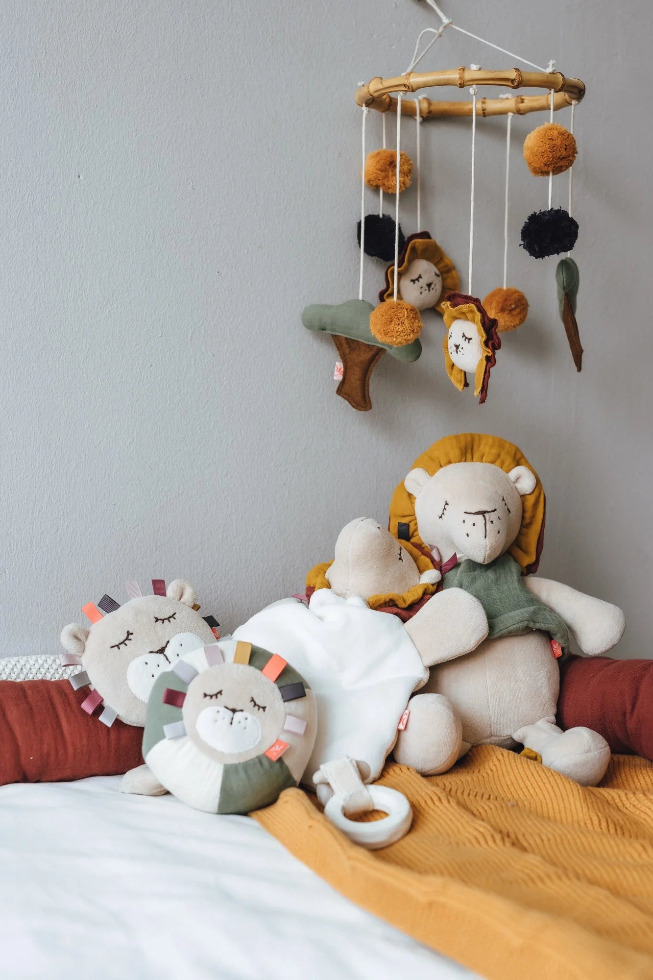 Stuffed doll lion