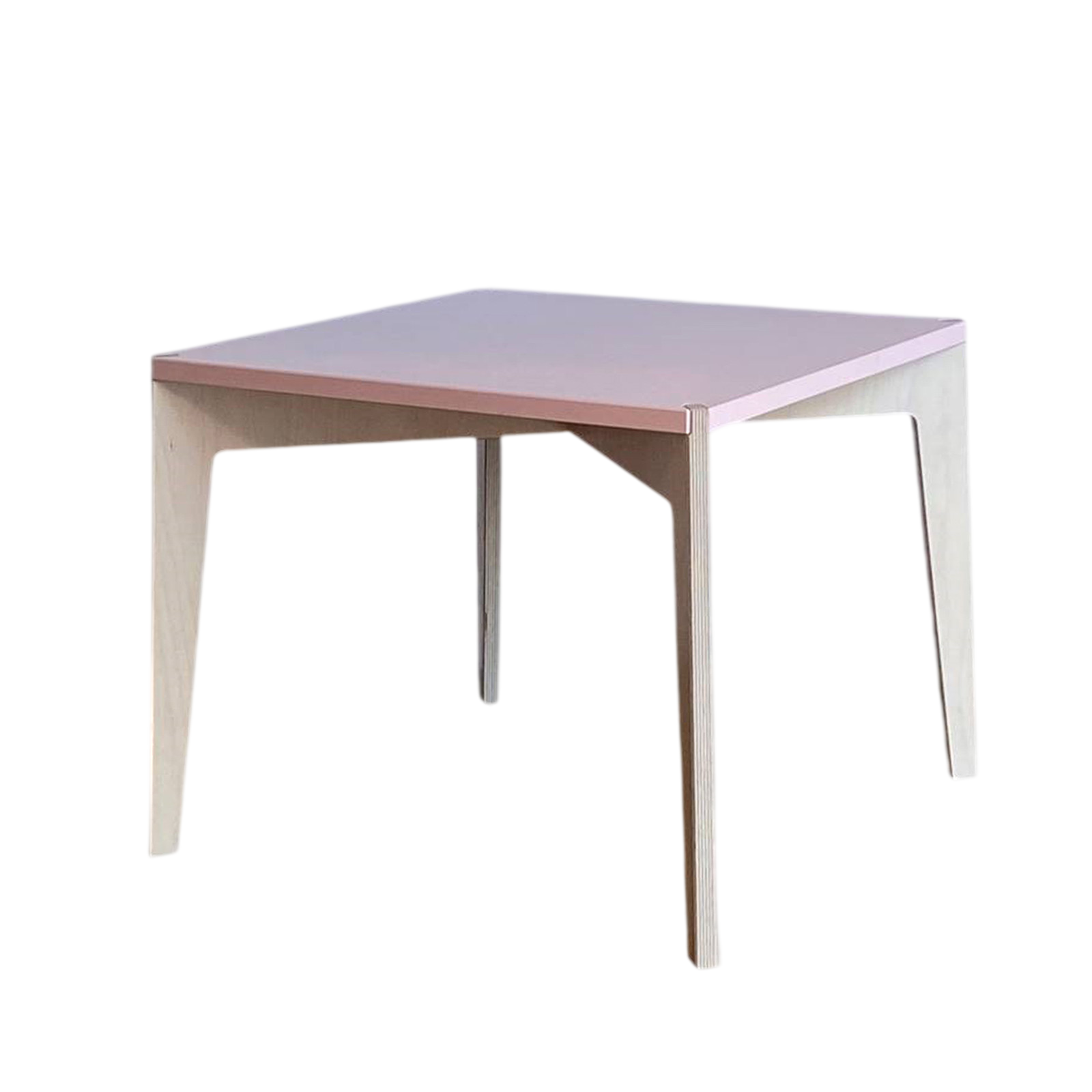 Combination set, 1 square play table, 2 stools (color selectable)