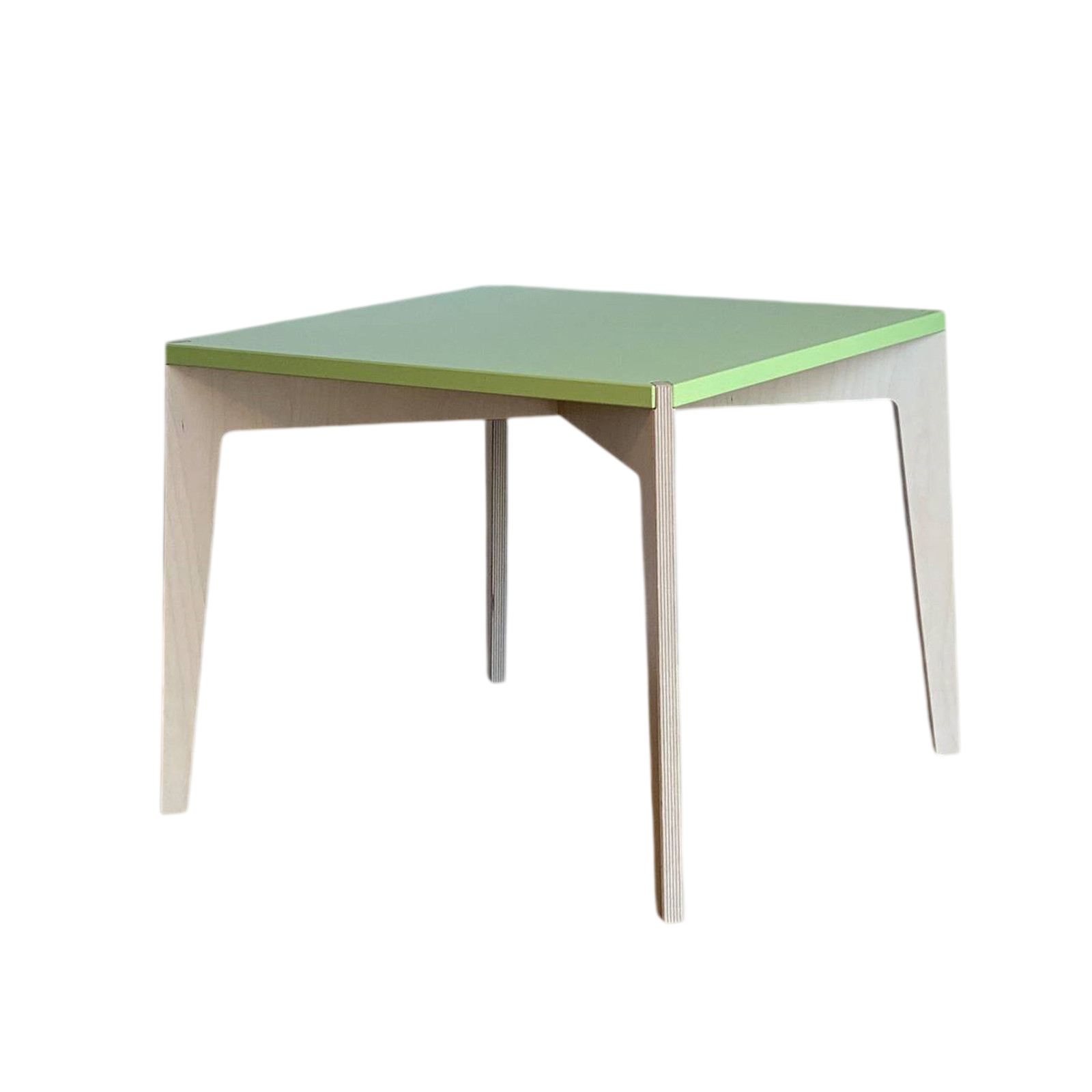 Combination set, 1 square play table, 2 stools (color selectable)