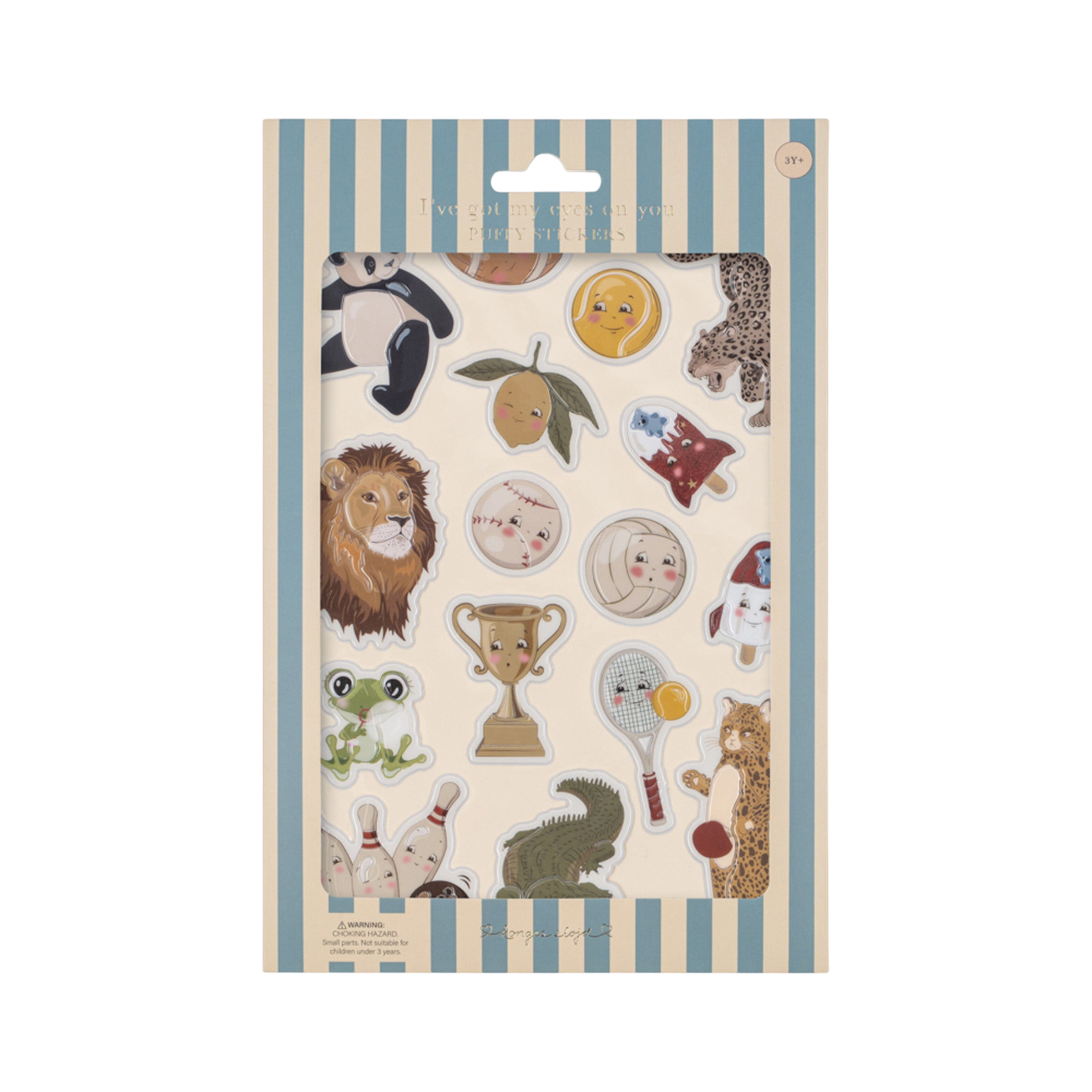 Sticker-Set Puffy Animals
