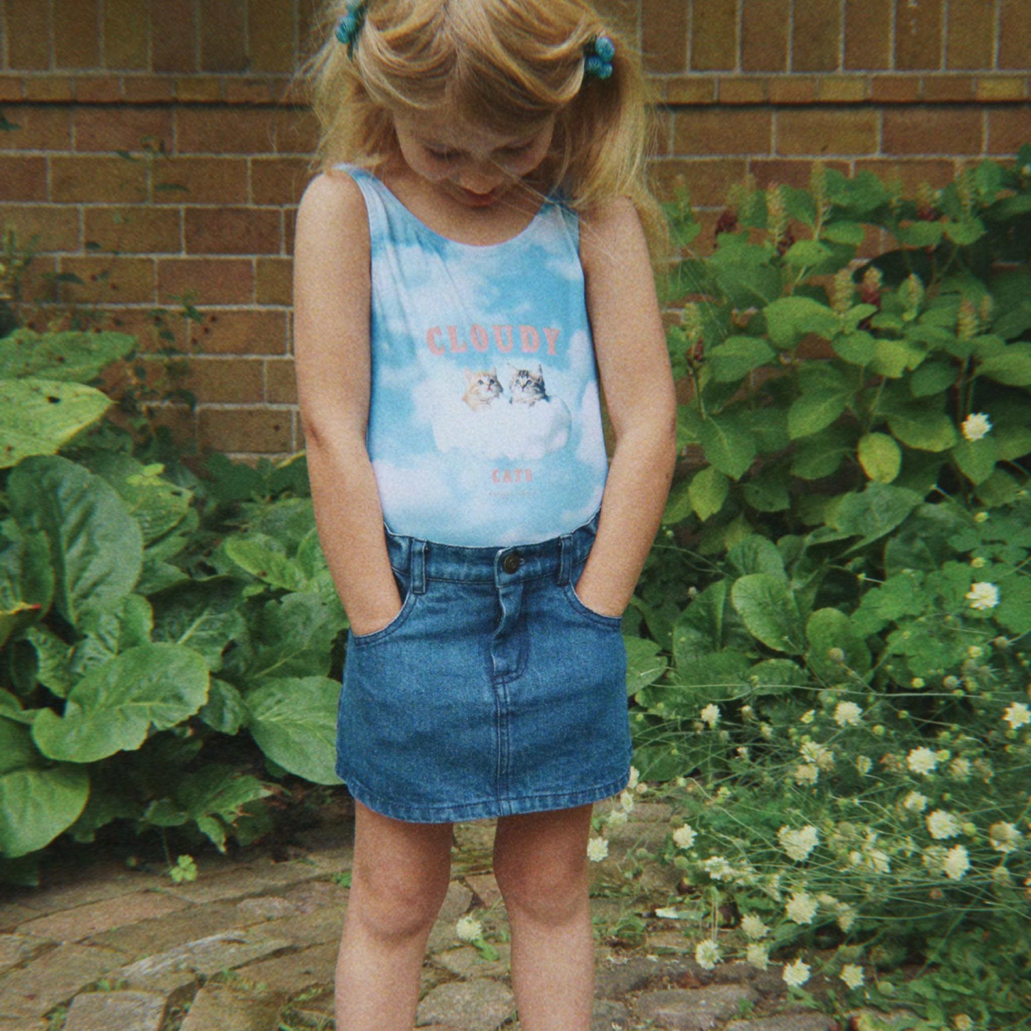 MAGOT SKIRT GOTS DENIM BLUE