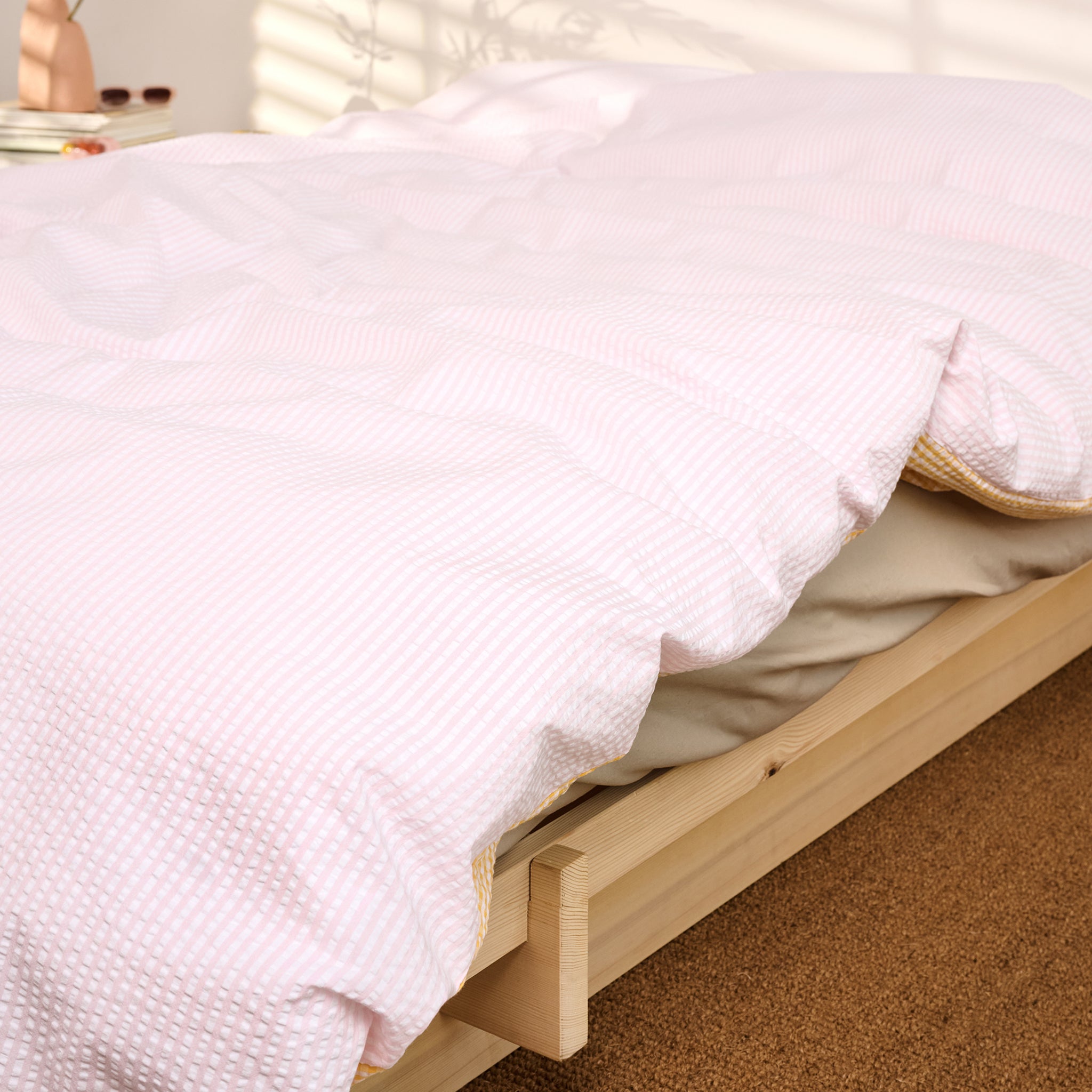 Duvetbezug Enea apricot/pink