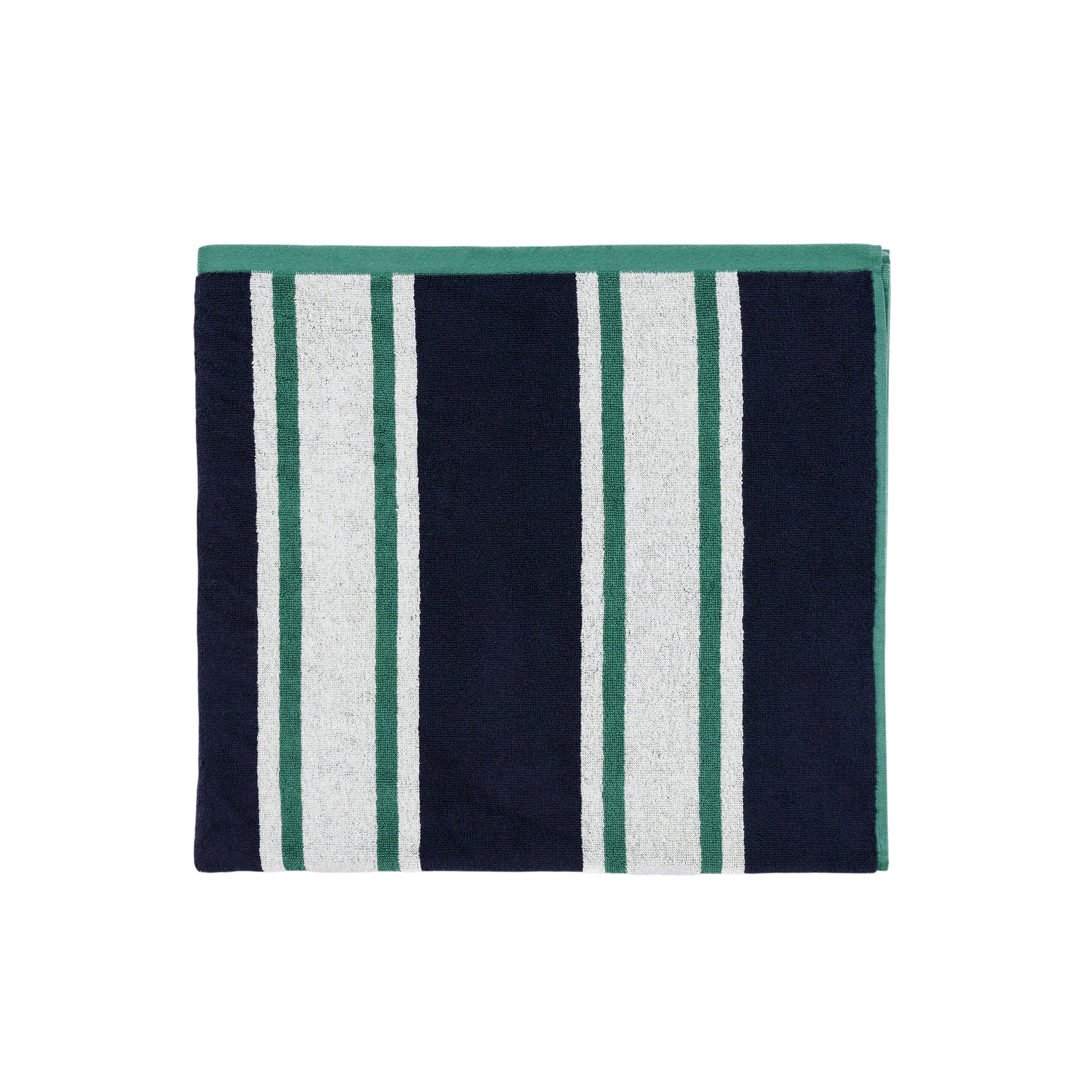 Serviette de plage Ada indigo/jade/undyed