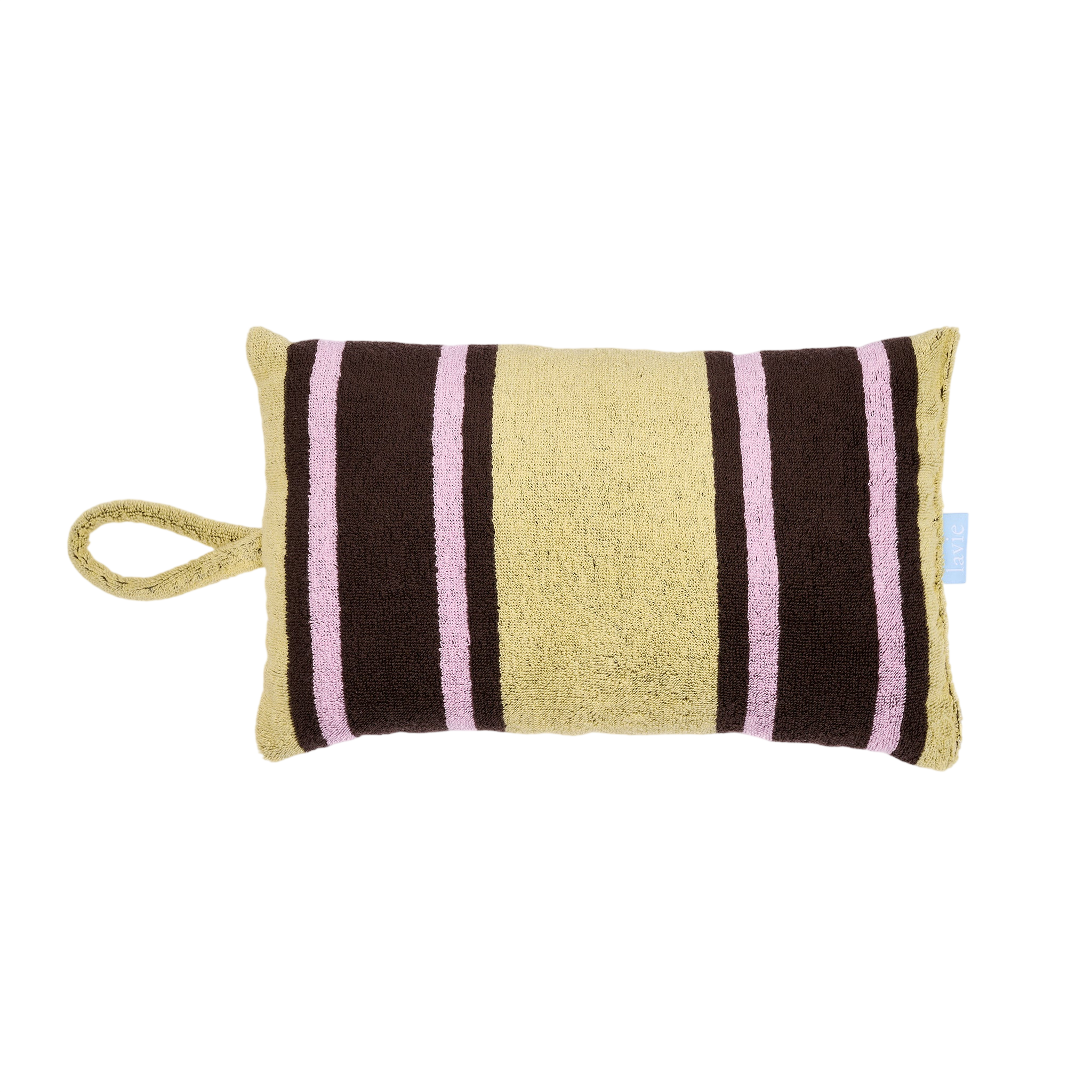 Strandkissen Ada lemonade/pink/coffee